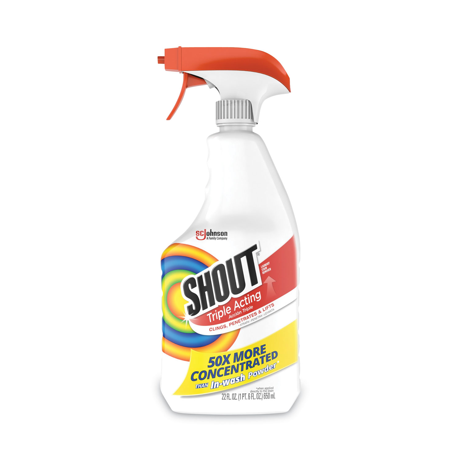 Shout Triple-Acting Spray Laundry Stain Remover Review - Consumer