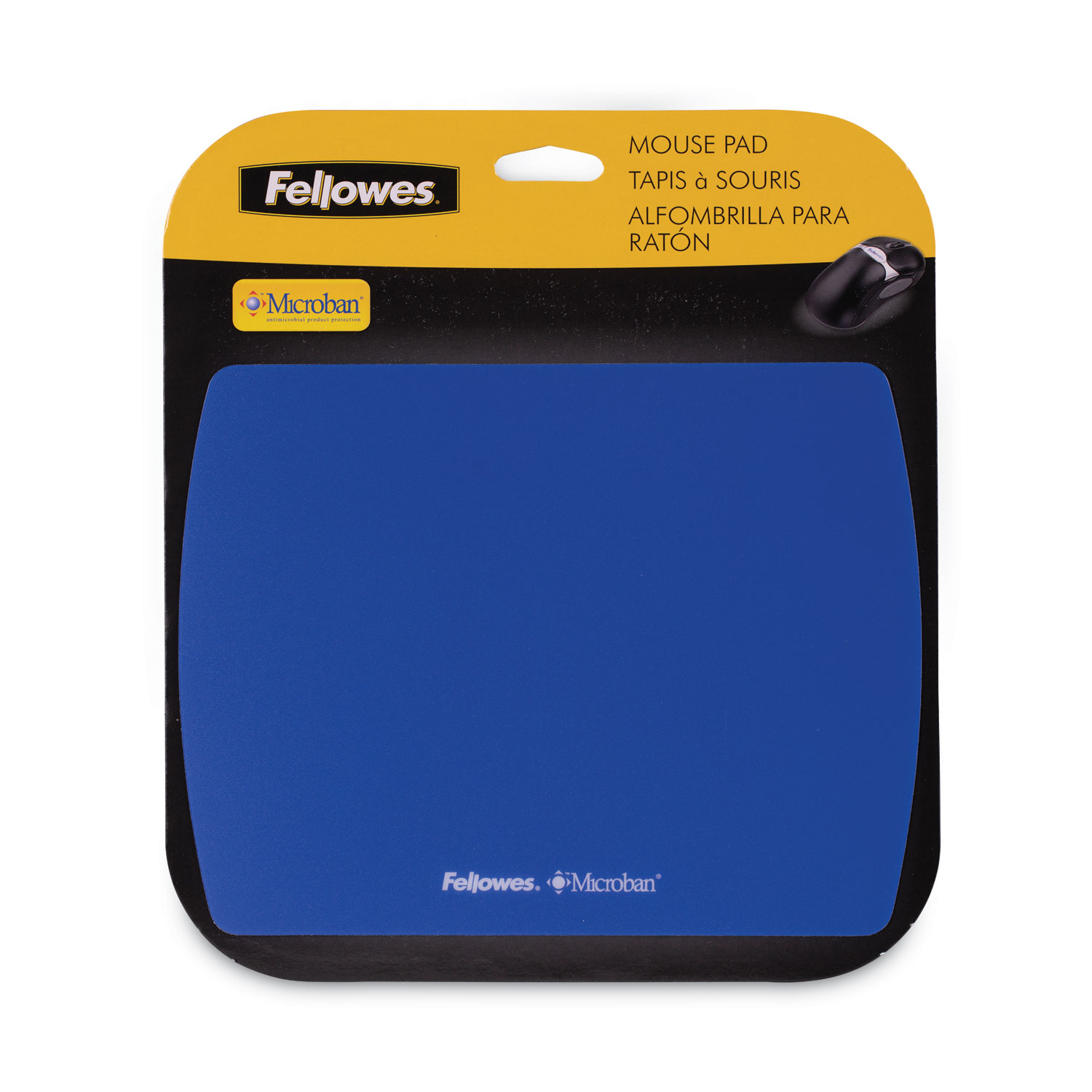 Fellowes 9182201 Mouse Pad / Wrist Support, Blue