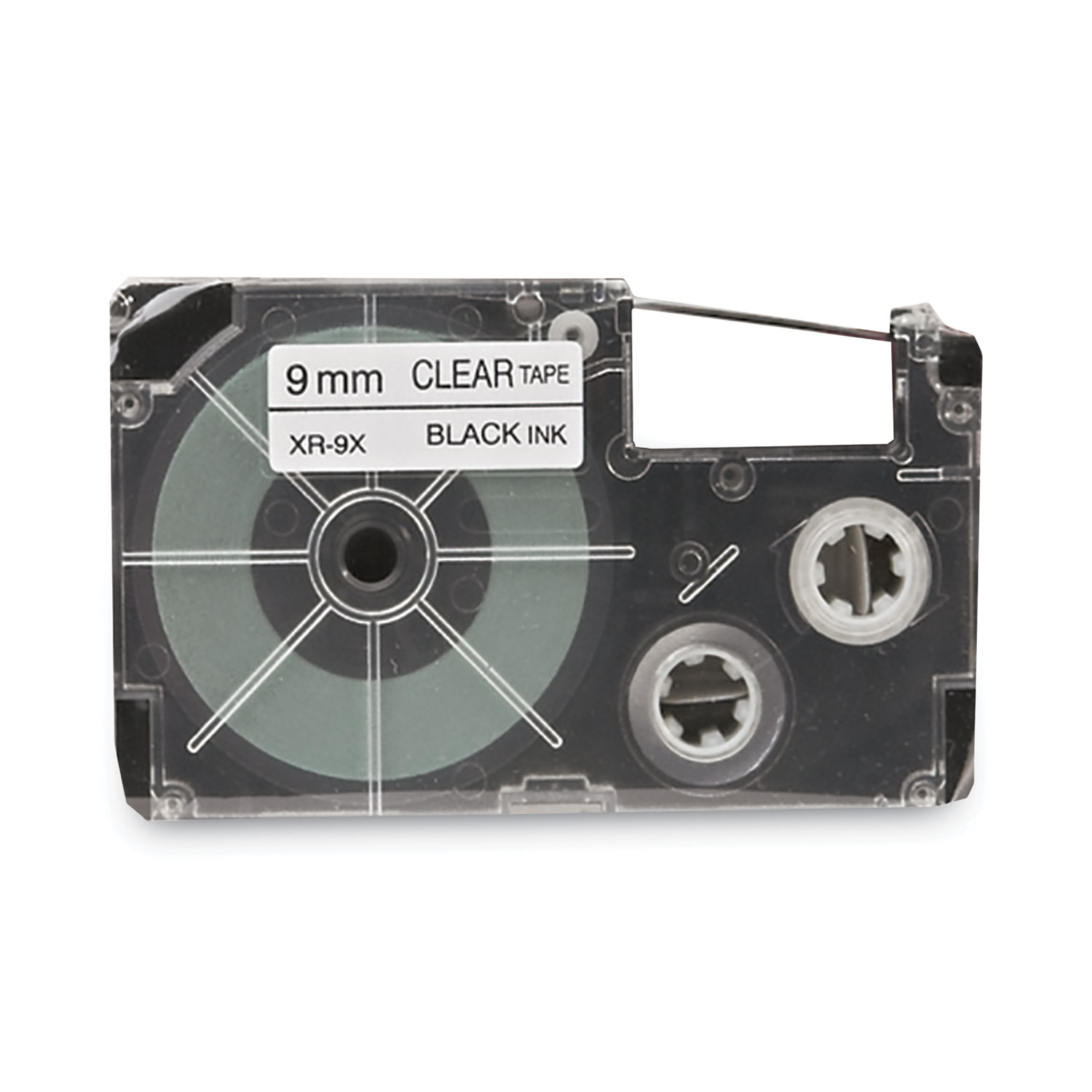 Casio Label Cassette Black On White 18MM XR-18WE 100% Compatible Label Tape For Casio Label Printers 500x500 - View #4