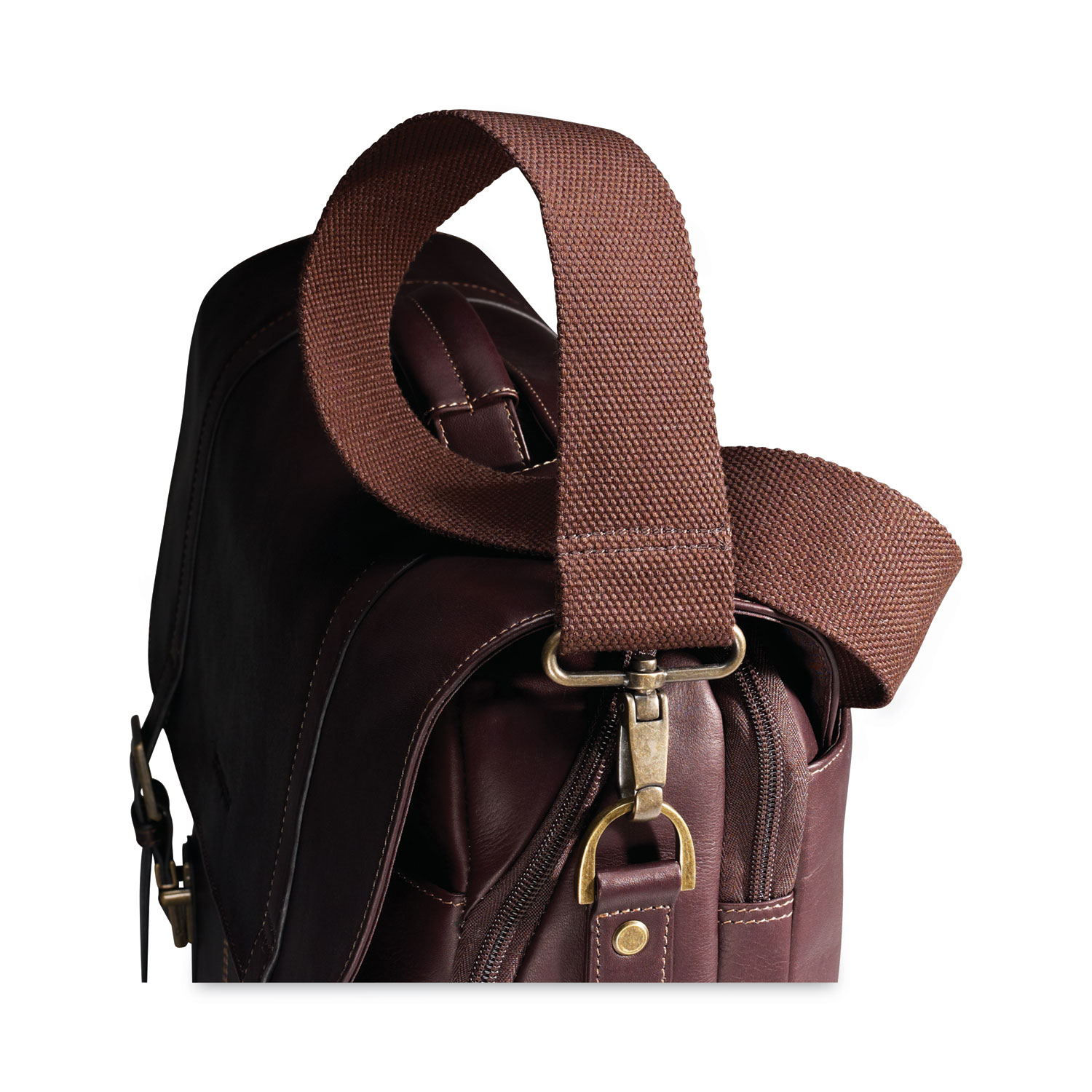 Leather Flapover Case, Fits Devices Up to 15.6