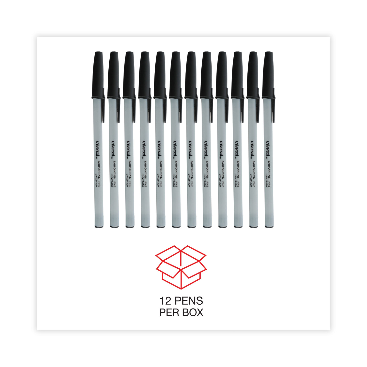 Statement Pens (Black Ballpoint) –