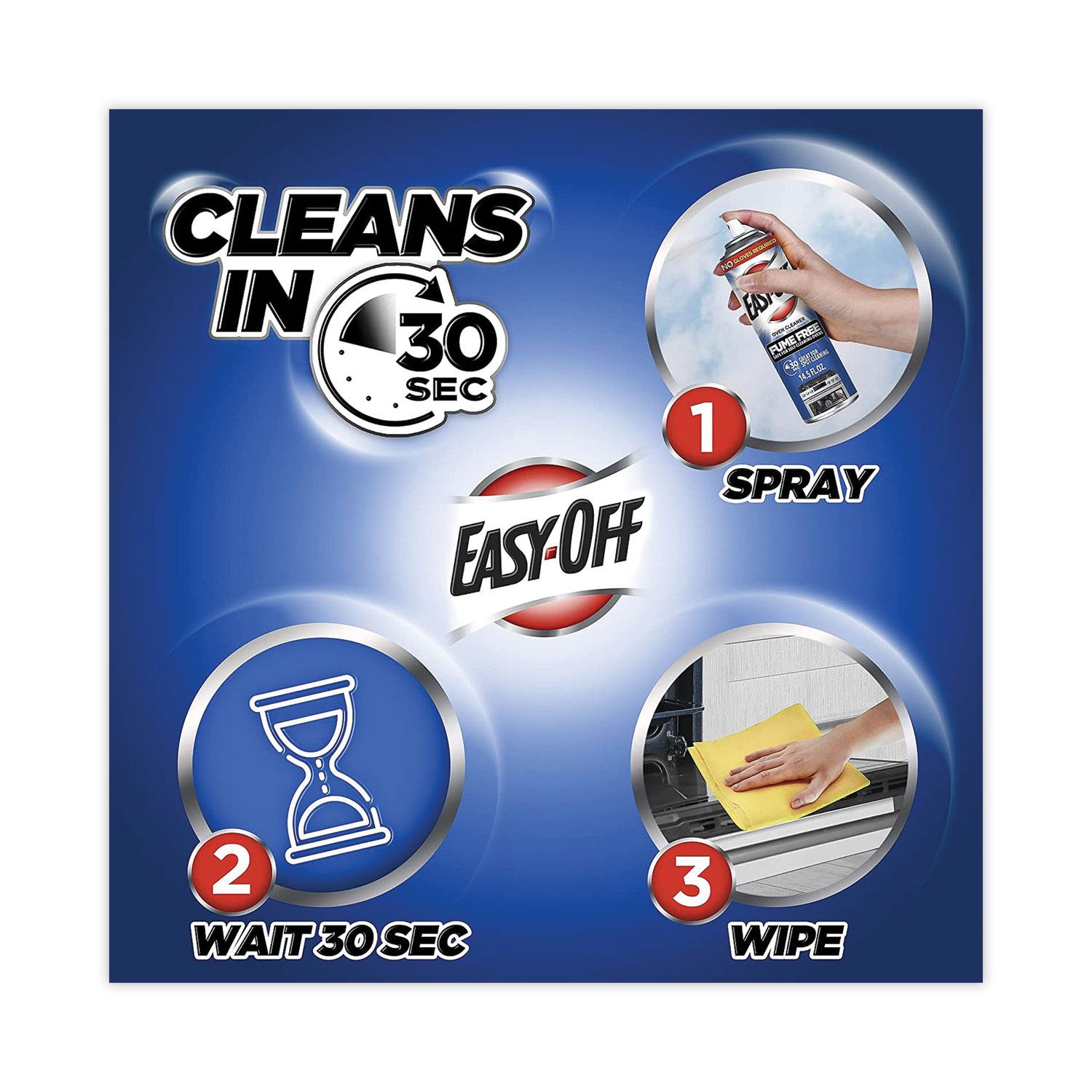  Easy-Off Fume Free Oven Cleaner Spray, Lemon, 24oz, Removes  Grease : Health & Household