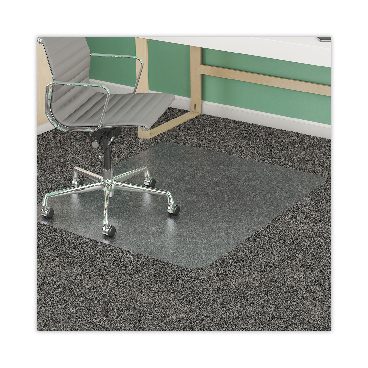 Carpet floor discount rectangle chair mat