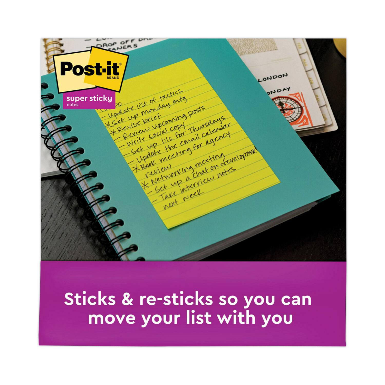  Post-it® Notes - 6 x 4 - 25 Sheet - Full Color