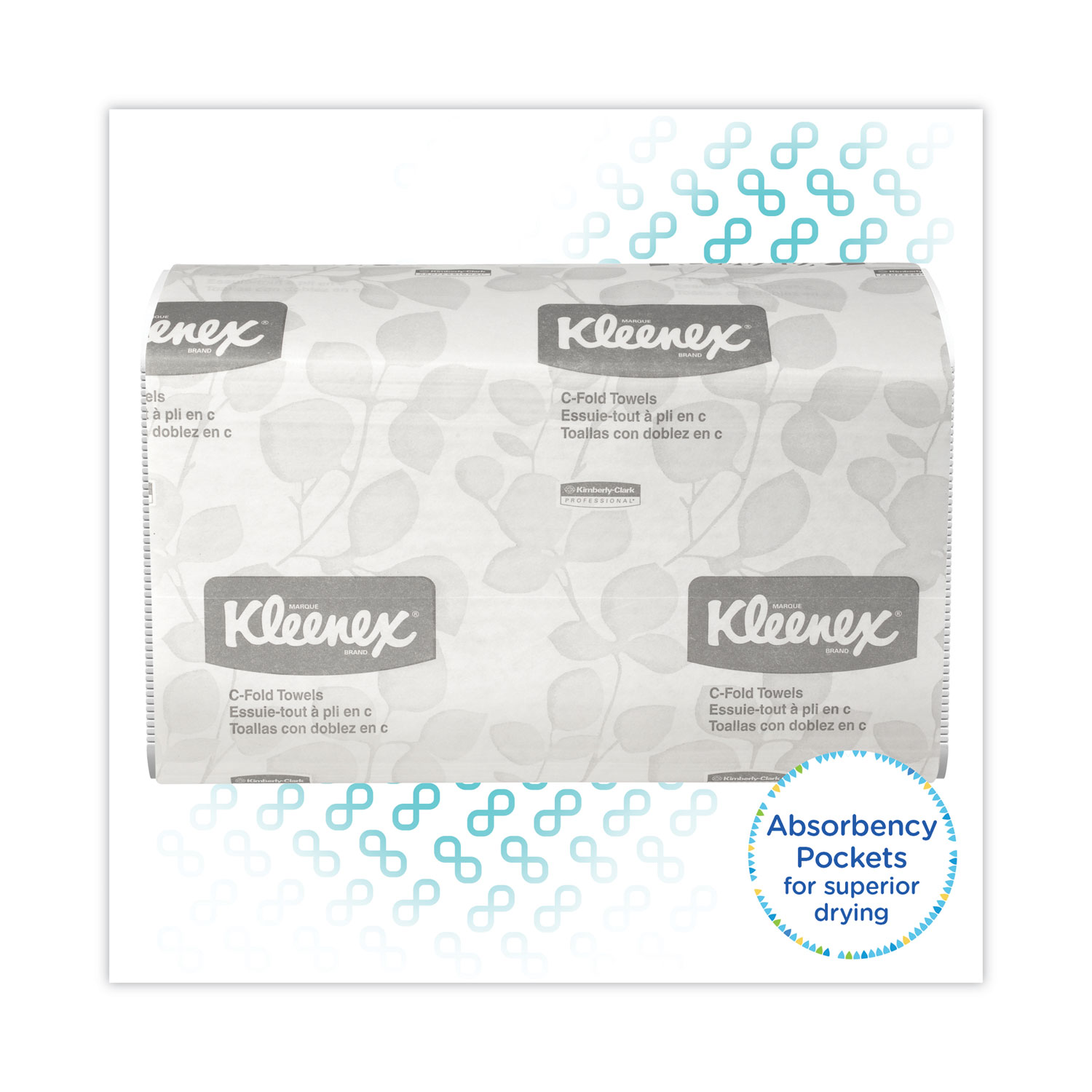 Kleenex 01500 C-fold Paper Towels 10 1/8 X 13 3/20 White 150/pack 16 Packs/carton Kcc01500 for sale online 
