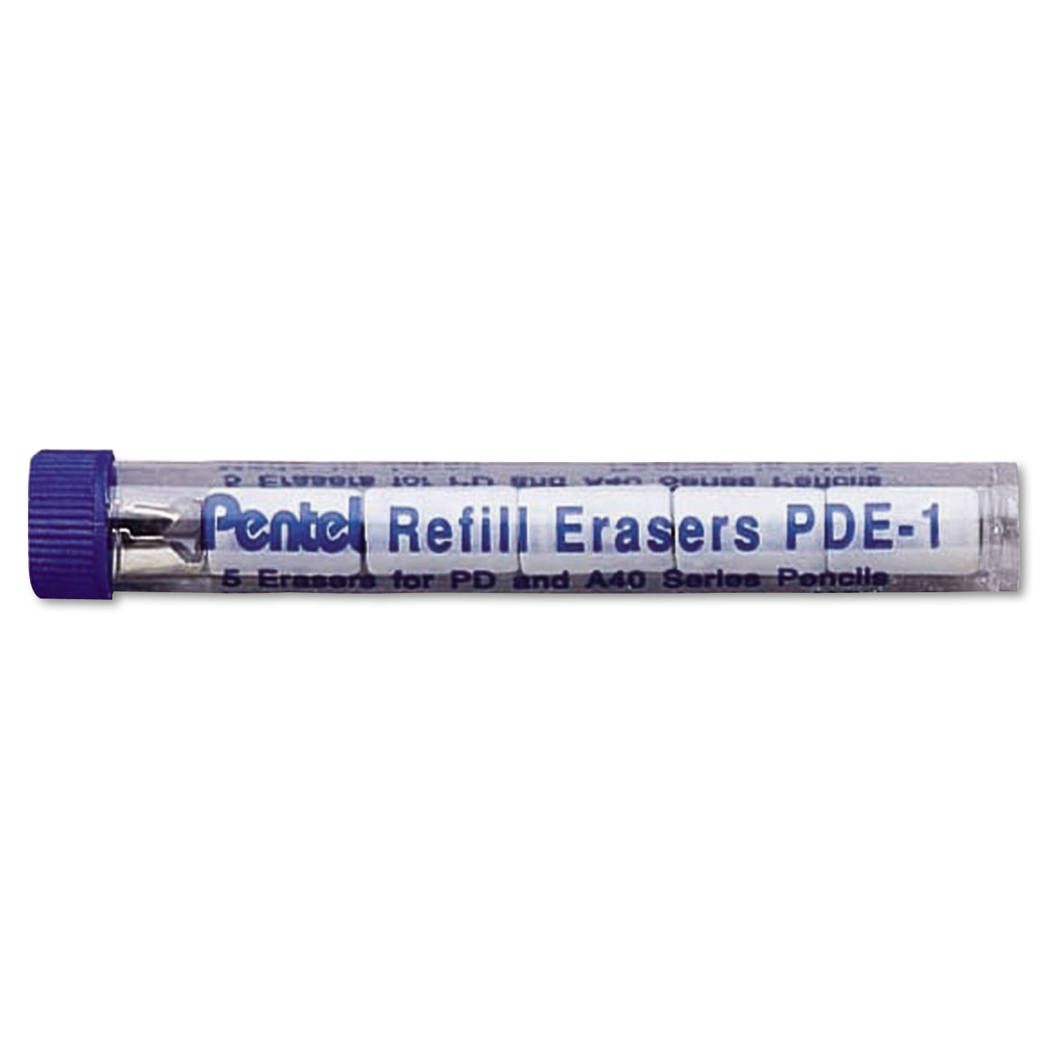 Pentel Refill Eraser for Mechanical Pencils White 12 Tubes 4 Erasers per Tube for sale online 