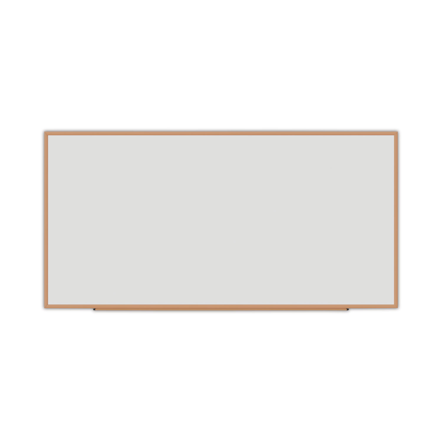 Deluxe Melamine Dry Erase Board, 96″ x 48″, White Surface, Oak Finished Fiberboard (MDF) Frame