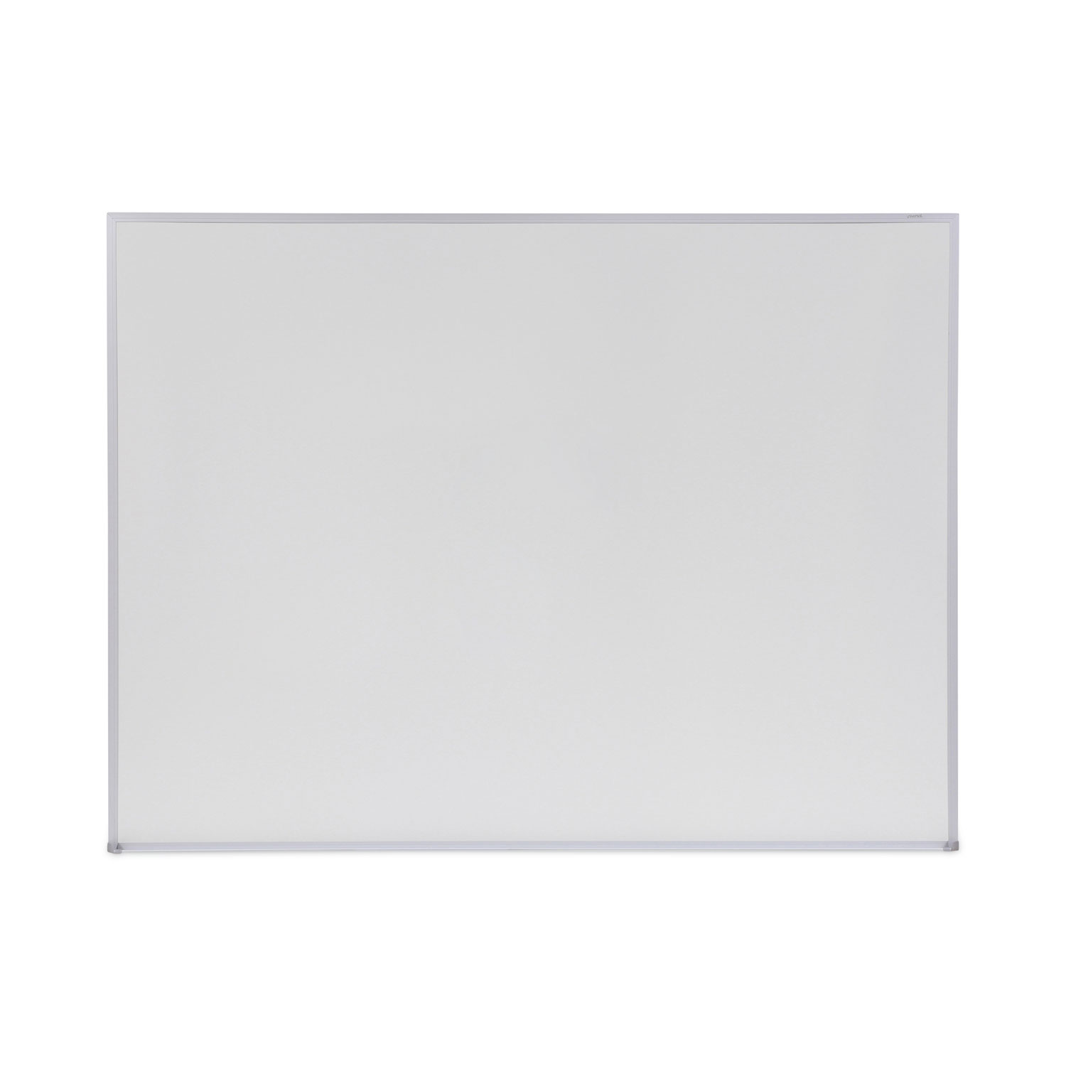 Melamine Dry Erase Board with Aluminum Frame, 48″ x 36″, White Surface, Anodized Aluminum Frame