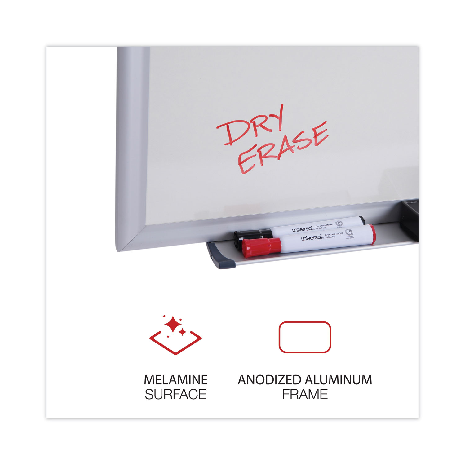 Universal Office Products Unv43627 Dry Erase Board Melamine 96 X 48 for sale online 