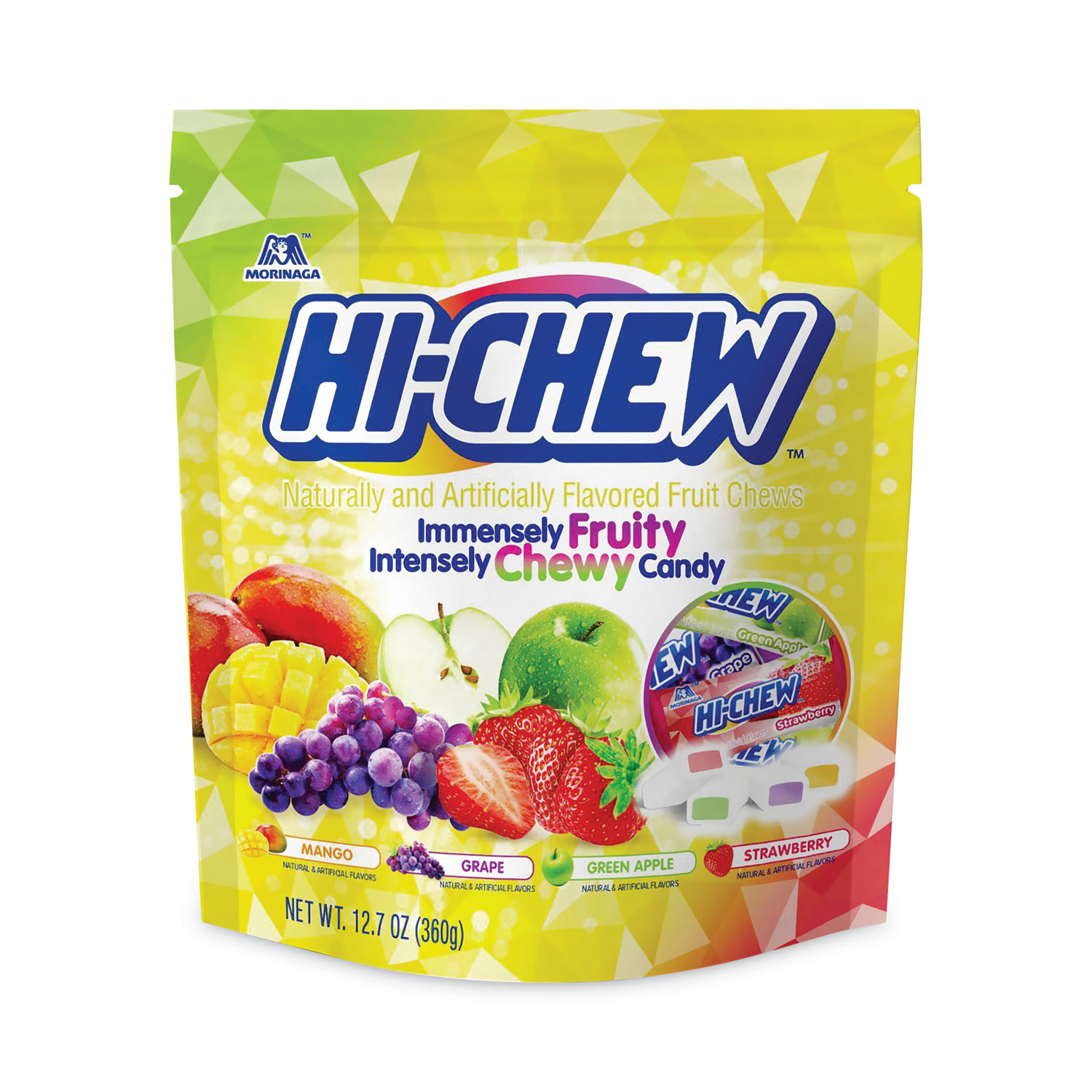 Fruit Chews, Original, 12.7 oz, 3/Carton