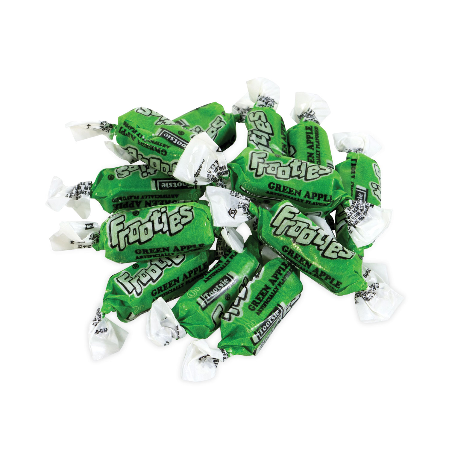 Frooties, Green Apple, 38.8 oz Bag, 360 Pieces/Bag