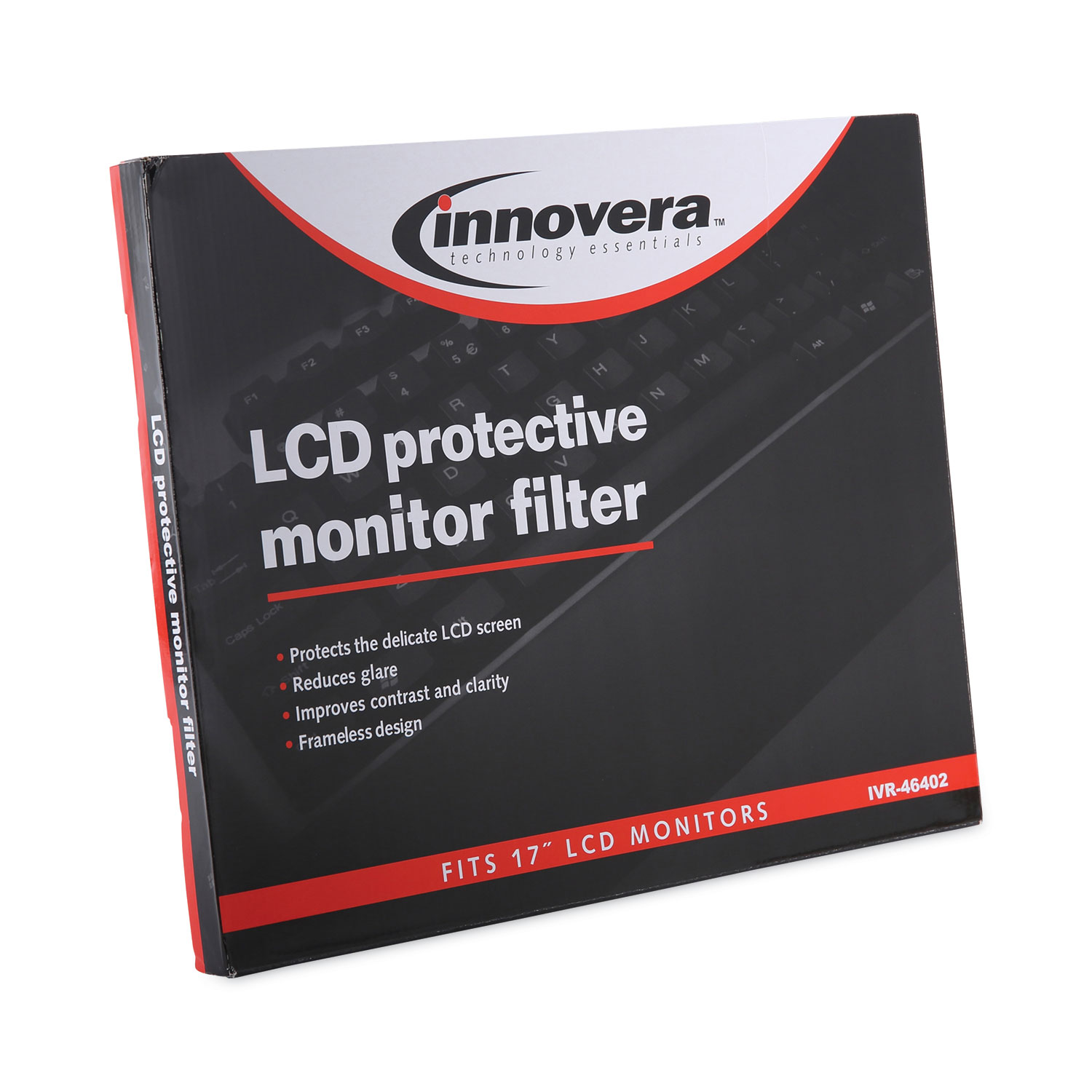 IVR46402 Innovera 46402 Protective Anti-Glare LCD Monitor Filter for 17 to 18 Inches LCD Monitors 