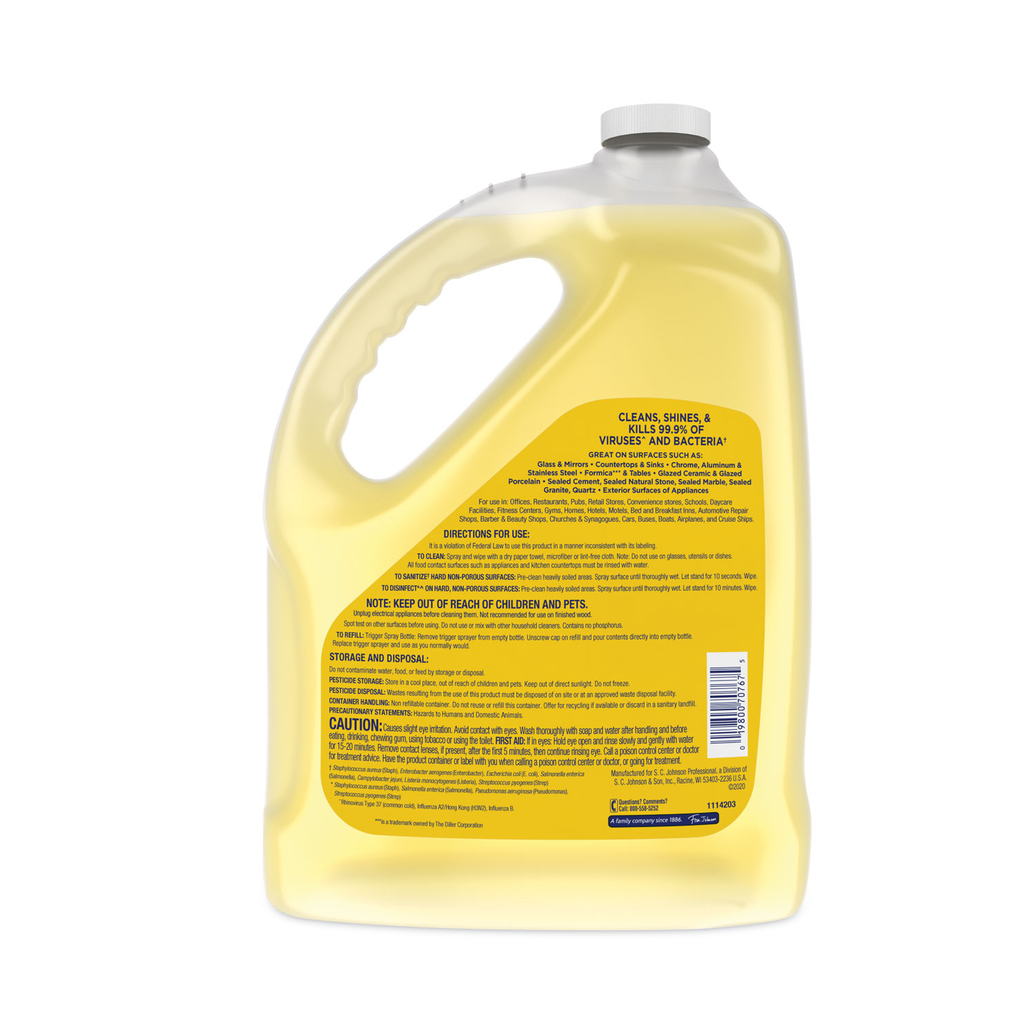 SJN682265EA Windex MultiSurface Disinfectant Cleaner Zuma