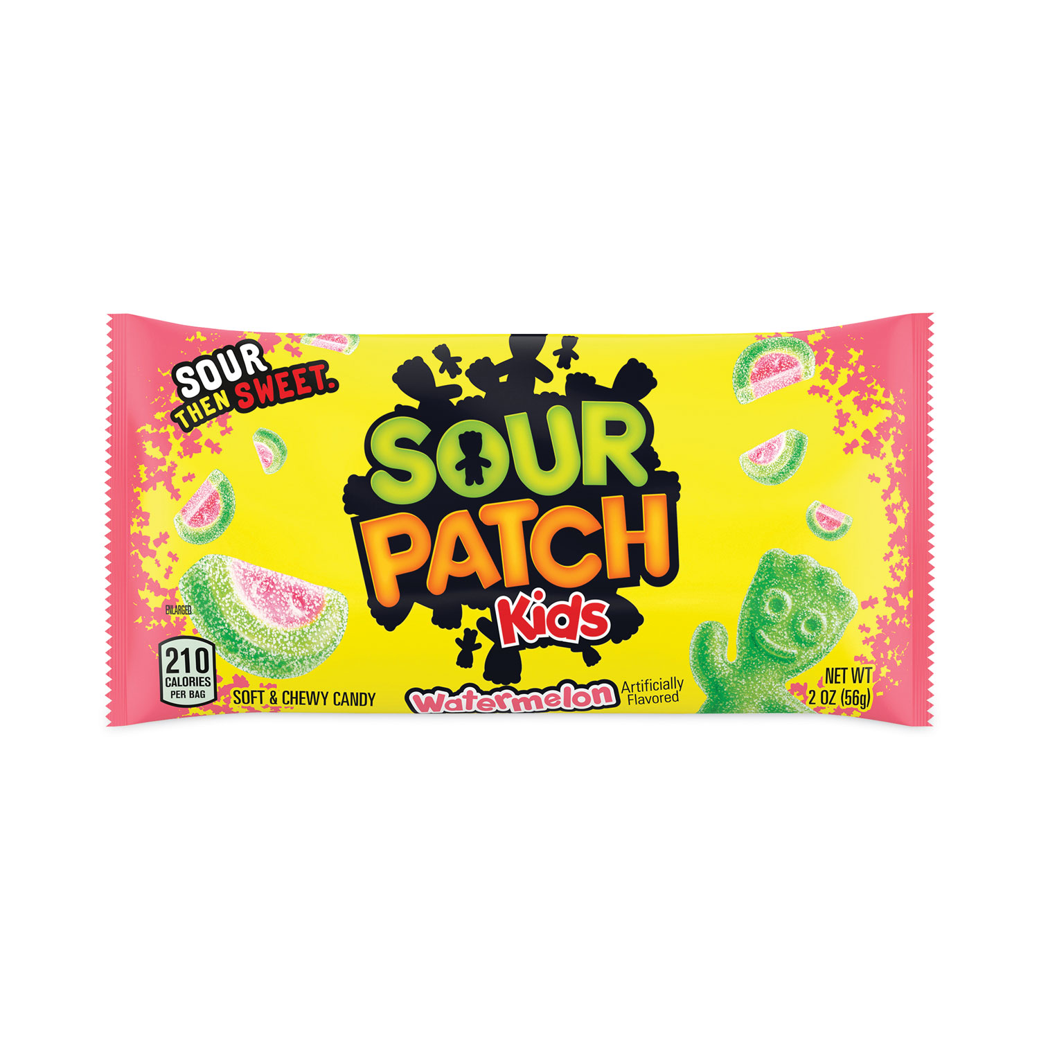 Chewy Candy, Watermelon, 2 oz Bags, 24/Carton