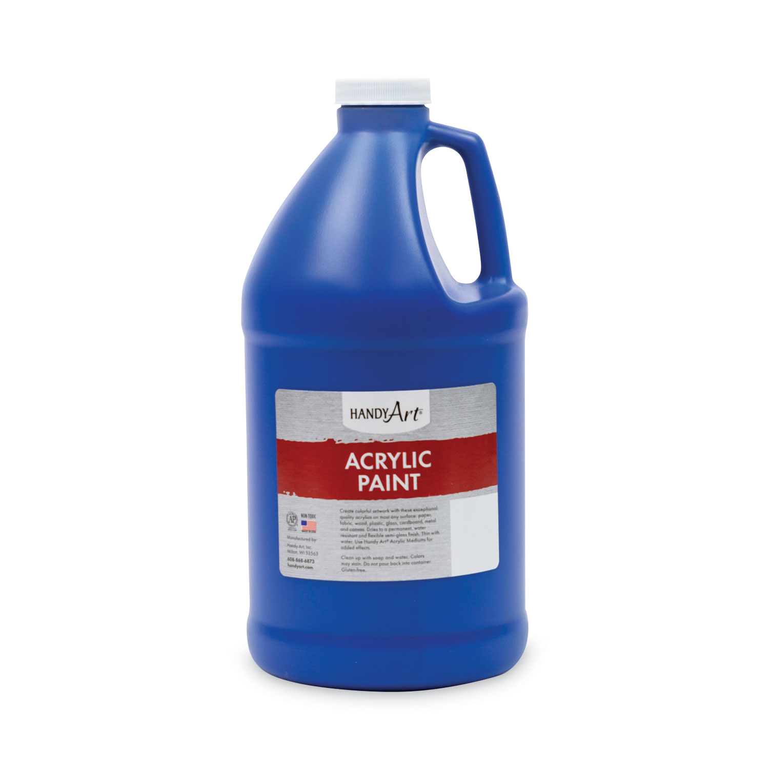 Acrylic Paint, Blue, 64 oz Bottle myEliteProducts