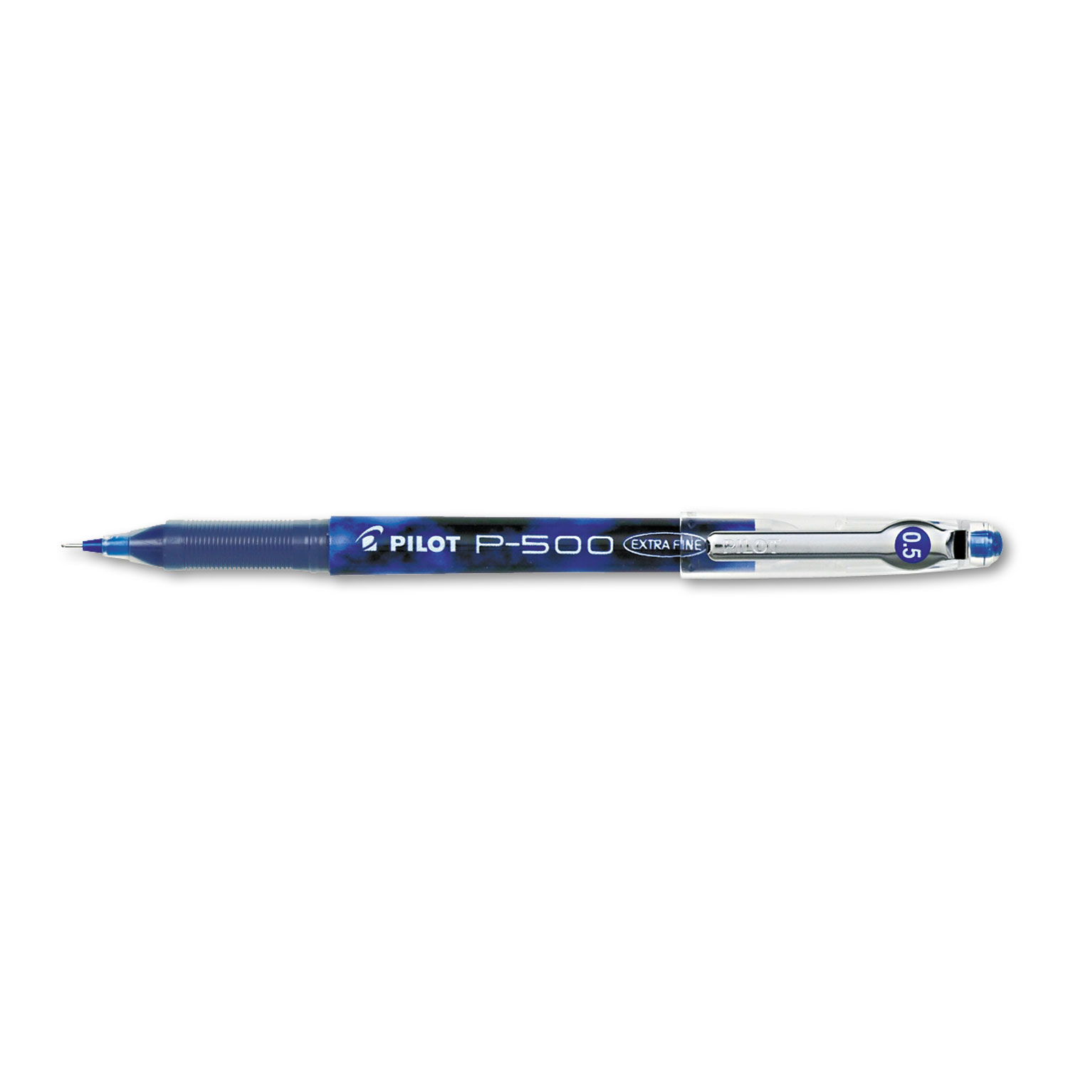  Pilot 38601 Precise P-500 Stick Gel Pen, Extra-Fine 0.5mm, Blue Ink/Barrel, Dozen (PIL38601) 