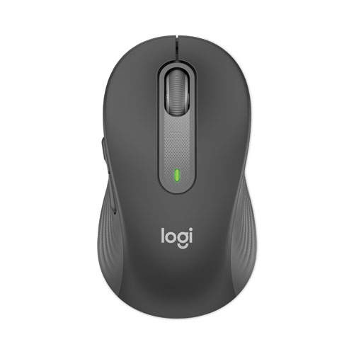 Signature M650 for Business Wireless Mouse, Large, 2.4 GHz Frequency, 33 ft Wireless Range, Right Hand Use, Graphite