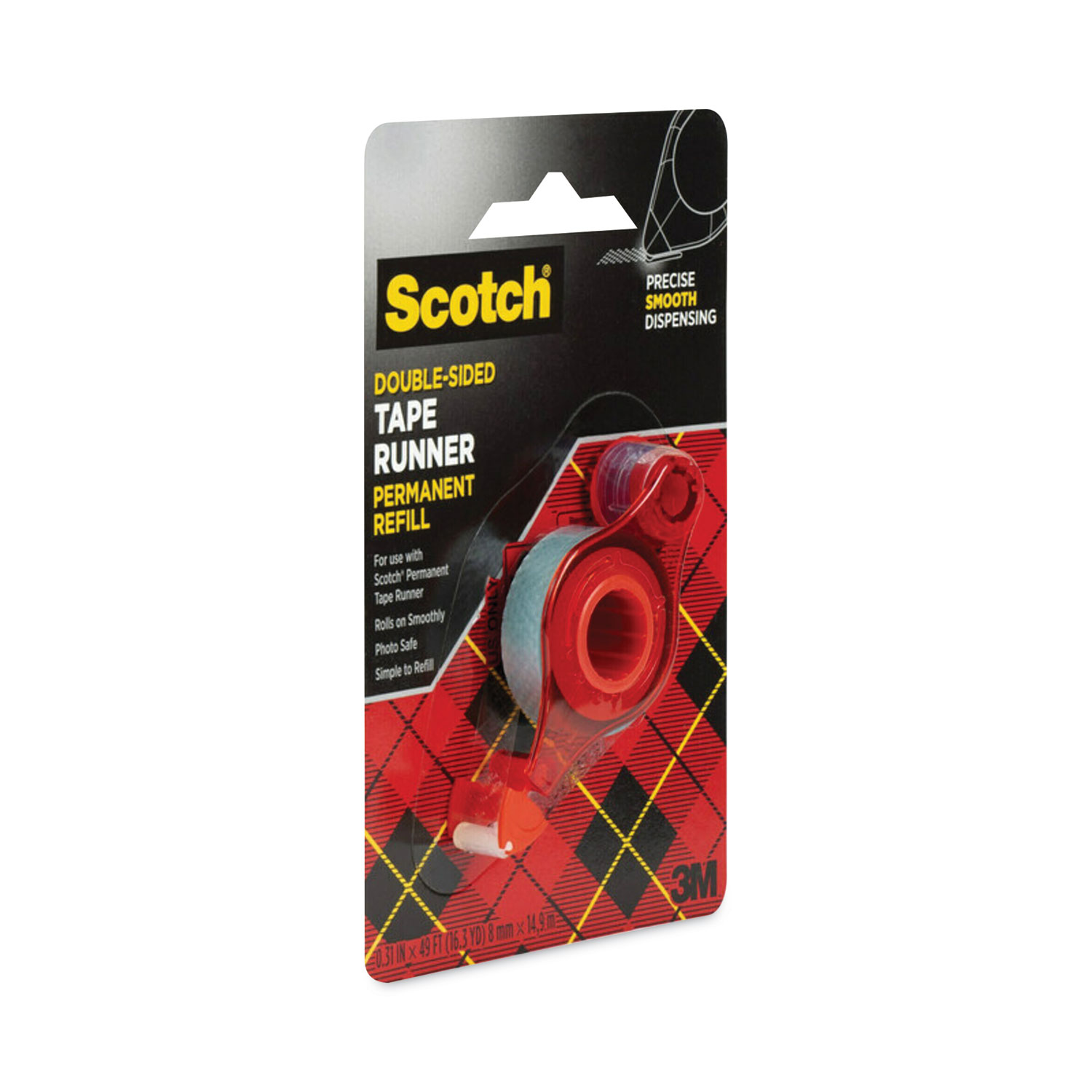 Refill for the Redesigned Scotch 6055 Tape Runner Dispenser, 0.31