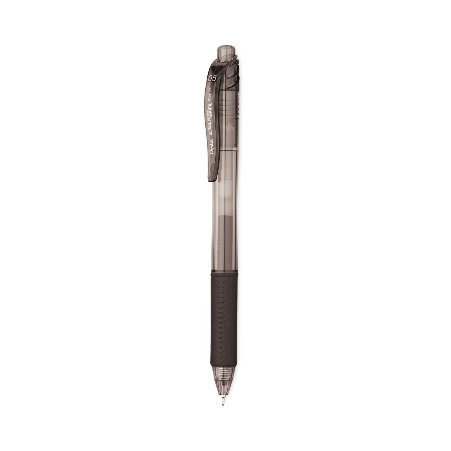 EnerGel-X Gel Pen, Retractable, Fine 0.5 mm Needle Tip, Black Ink,  Clear/Black Barrel, 24/Pack - Reliable Paper