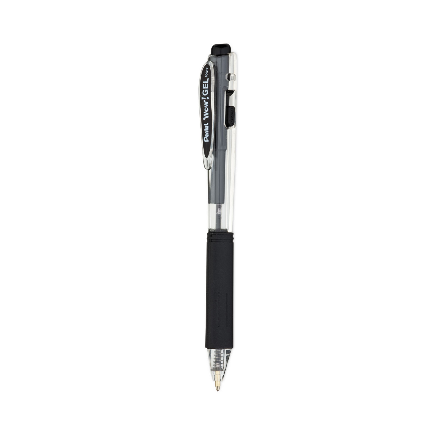 WOW! Gel Pen Bonus Pack, Retractable, Medium 0.7 mm, Black Ink