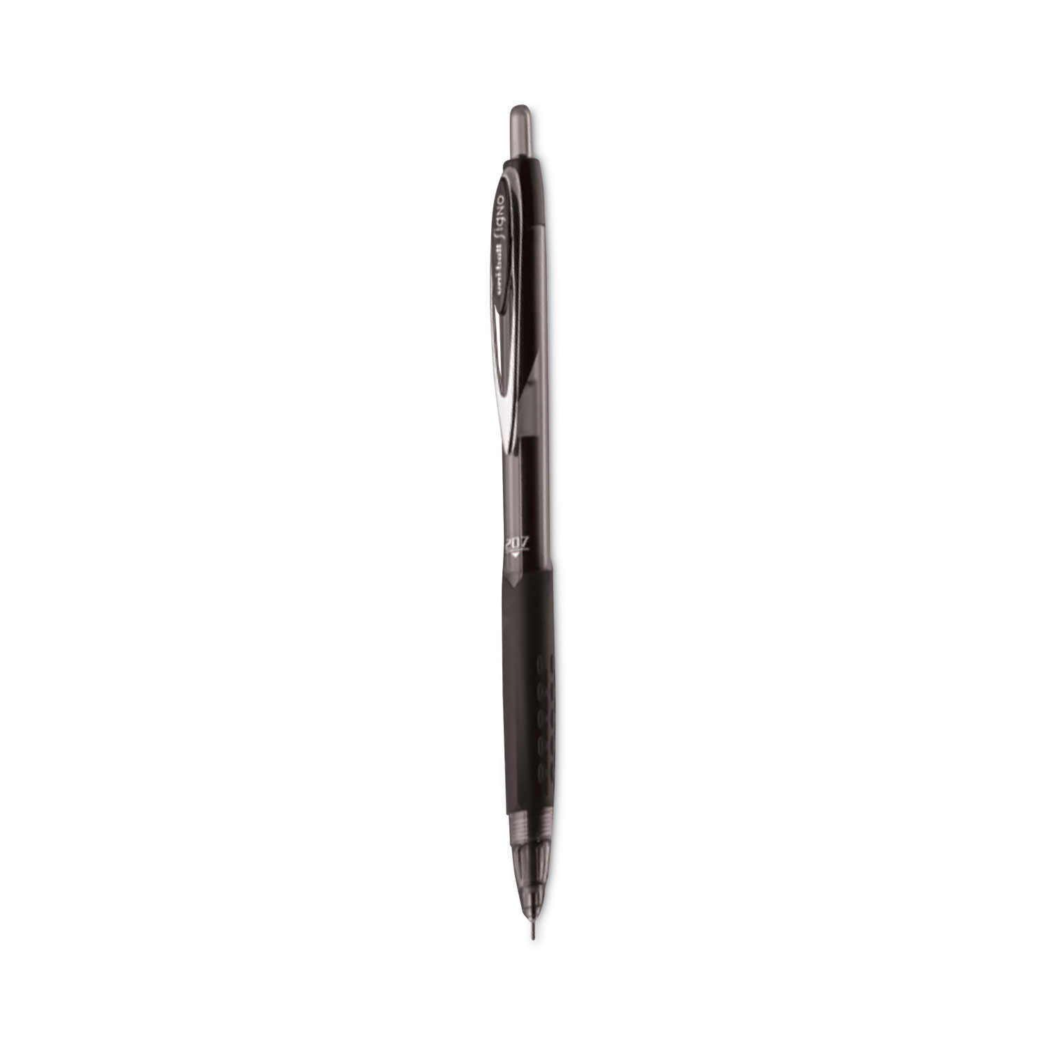 0.7mm Medium Point Black 2 piece Uni-Ball Signo 207 Retractable Gel Pen 