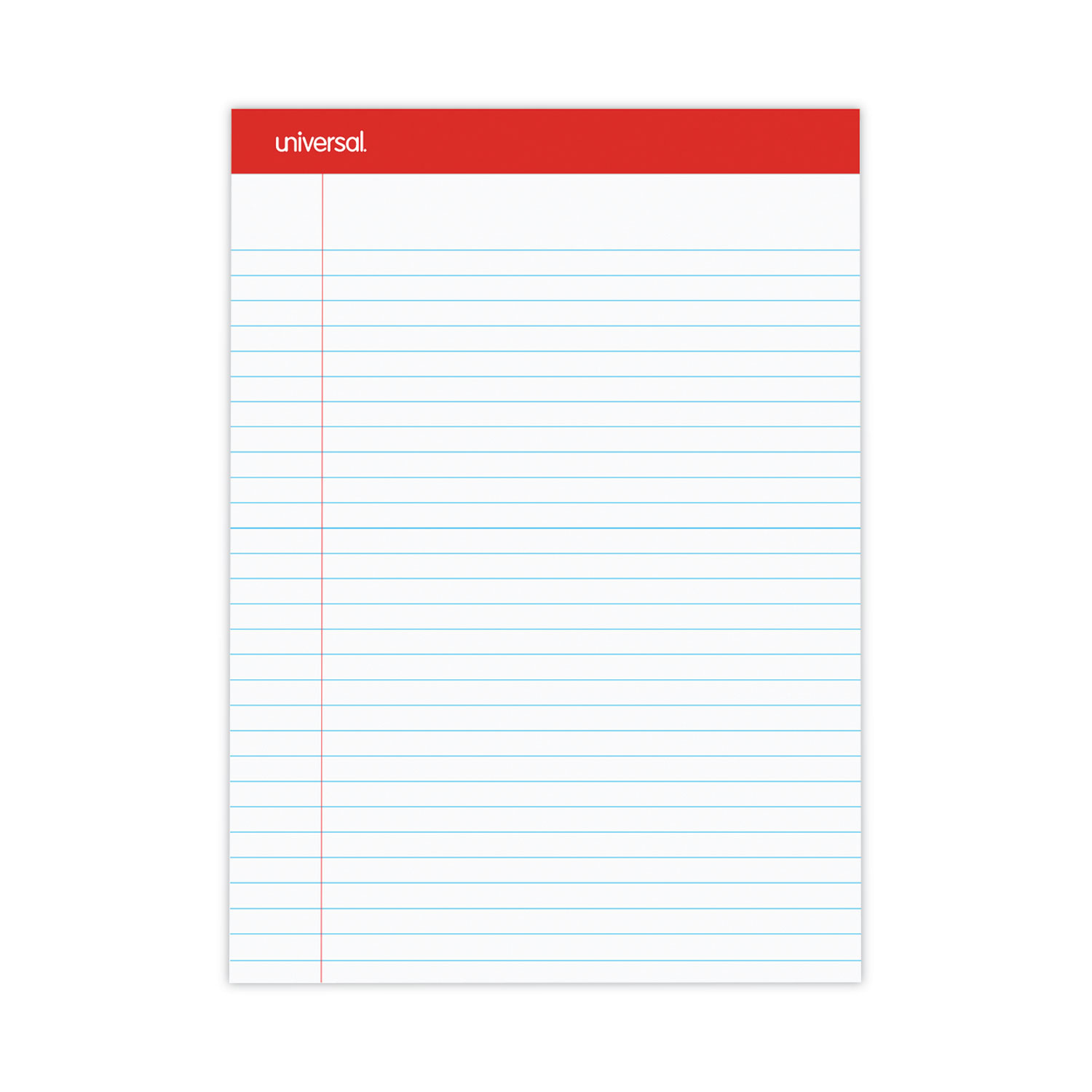 Perforated Writing Pad 2 Dozens 8 1/2 x 14 50 Sheets Canary 