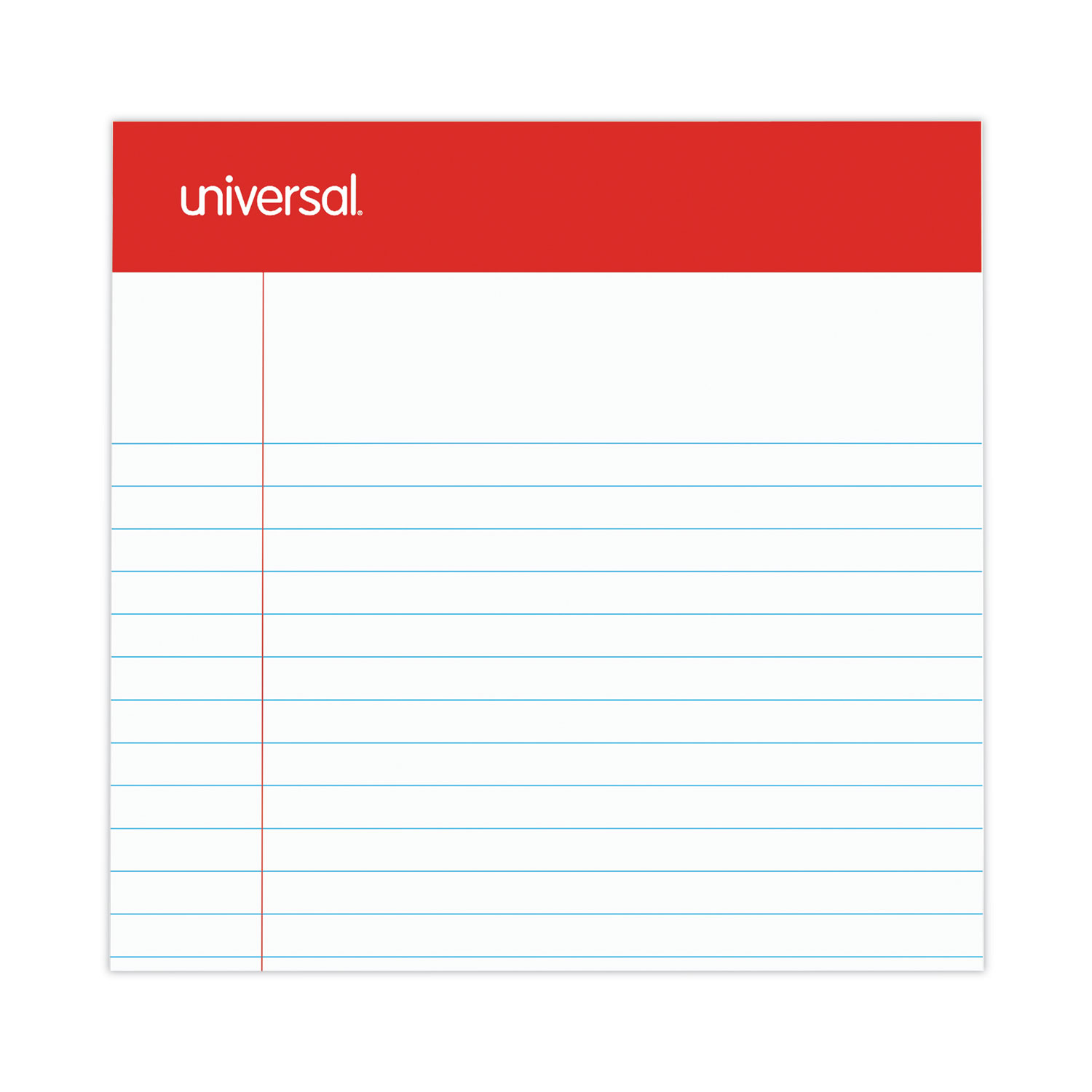 UNIVERSAL Colored Perforated Note Pads Narrow Rule 5 x 8 Blue 50 Sheet  Dozen