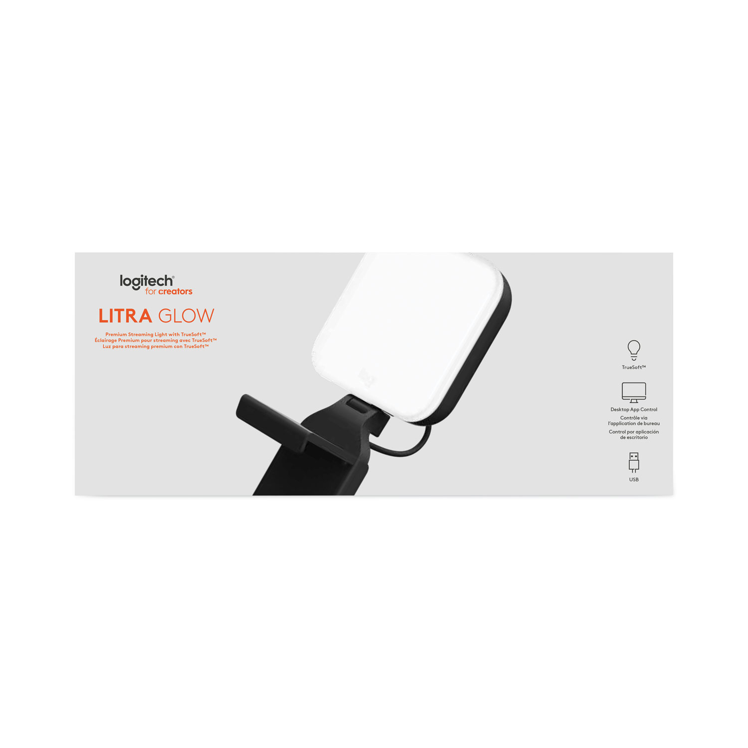Logitech Litra Glow 250 Lumen Streaming Light for sale online