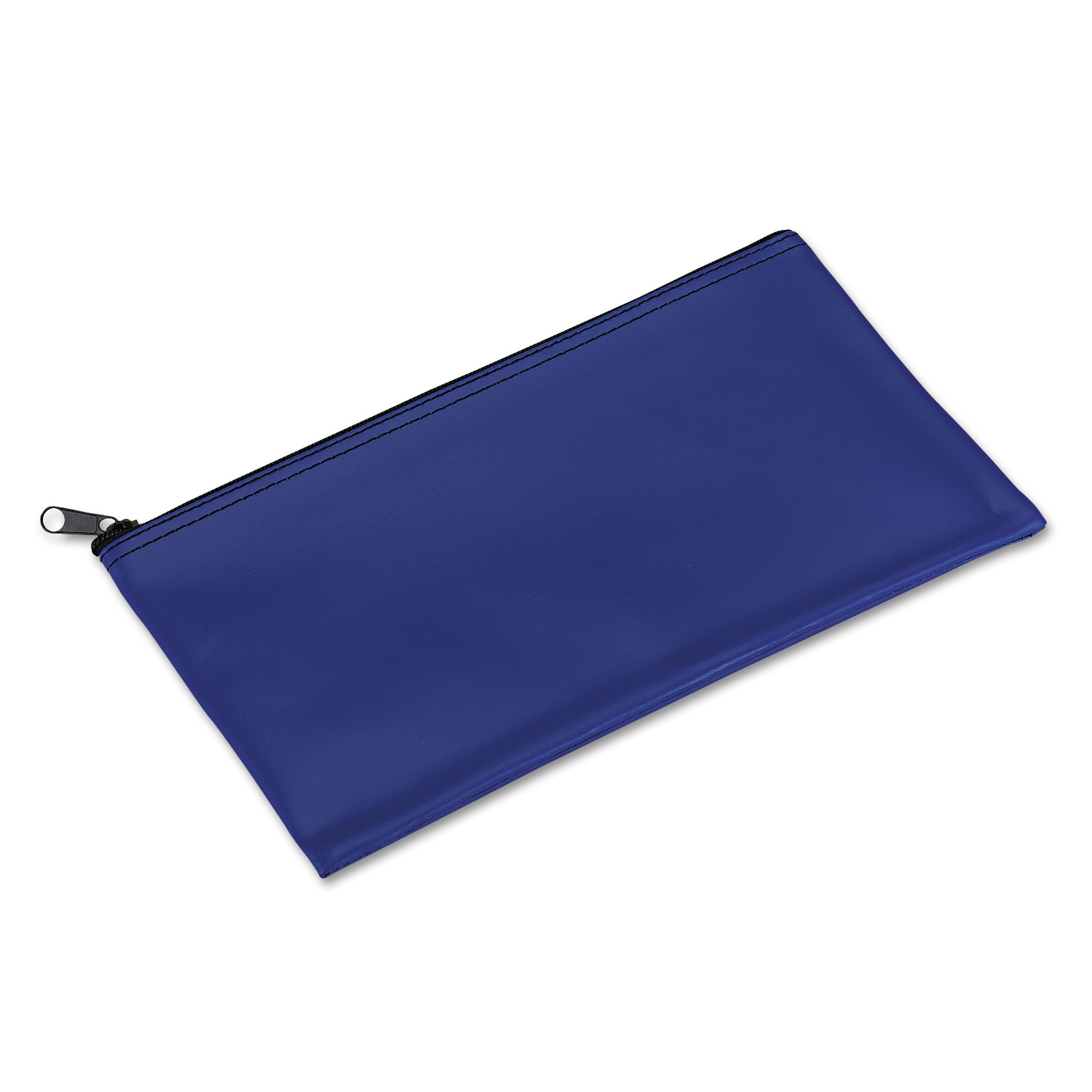  Iconex PMF04620 Bank Deposit/Utility Zipper Bag, Cash/Documents, Vinyl, 11 x 6, Blue (PMC04620) 