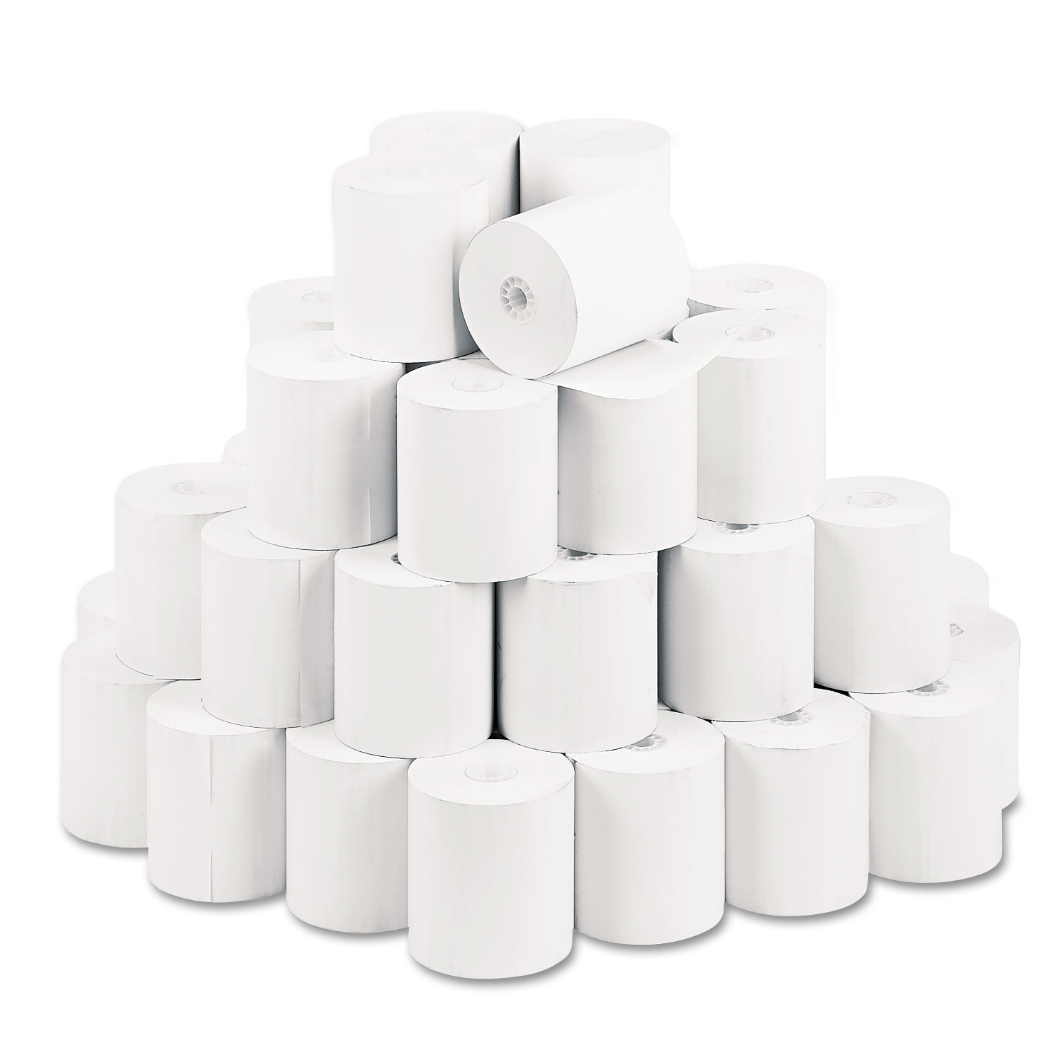  Iconex 5214 Direct Thermal Printing Thermal Paper Rolls, 3.13 x 230 ft, White, 50/Carton (ICX90781278) 