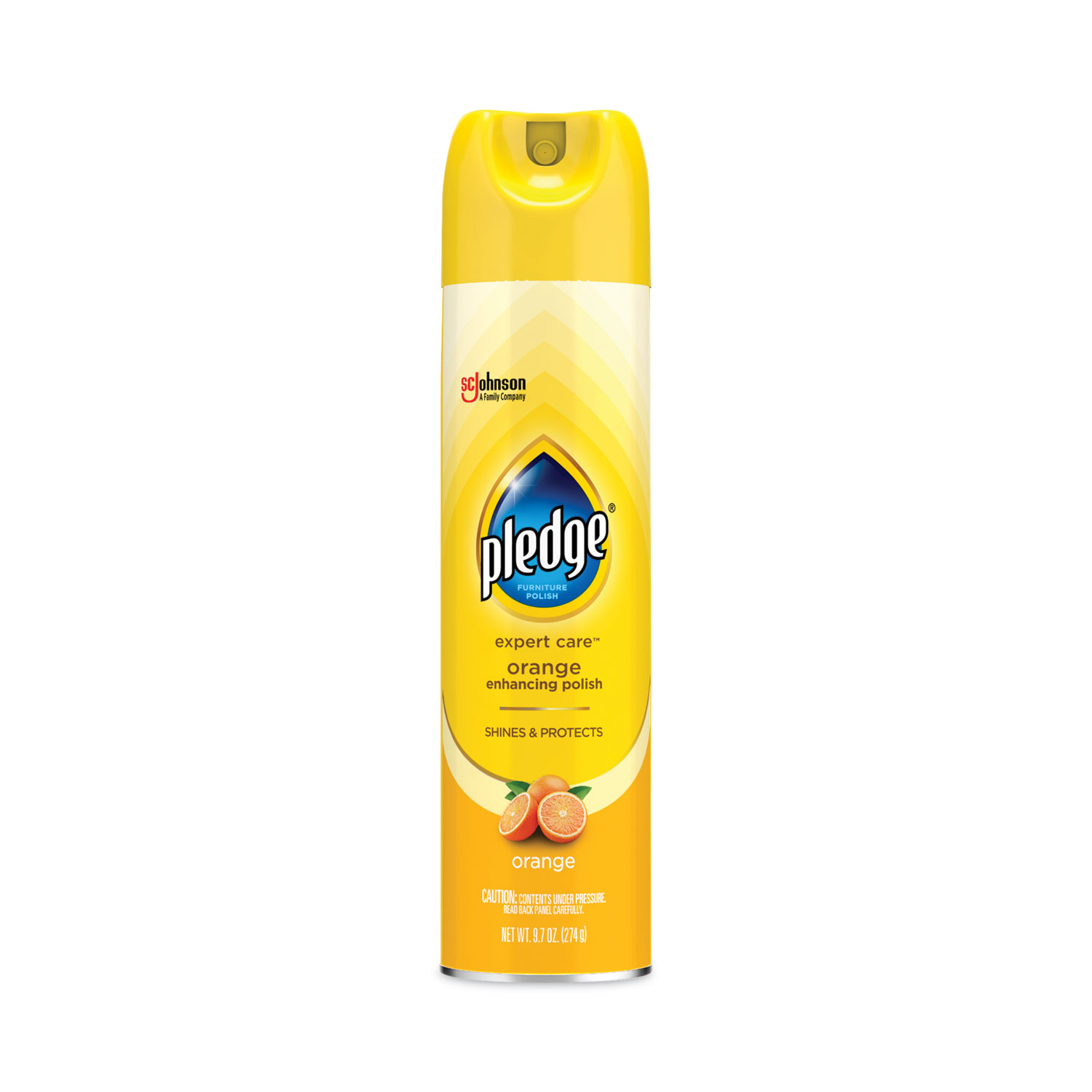 Furniture Polish, Orange Clean Scent, 9.7 oz Aerosol Spray