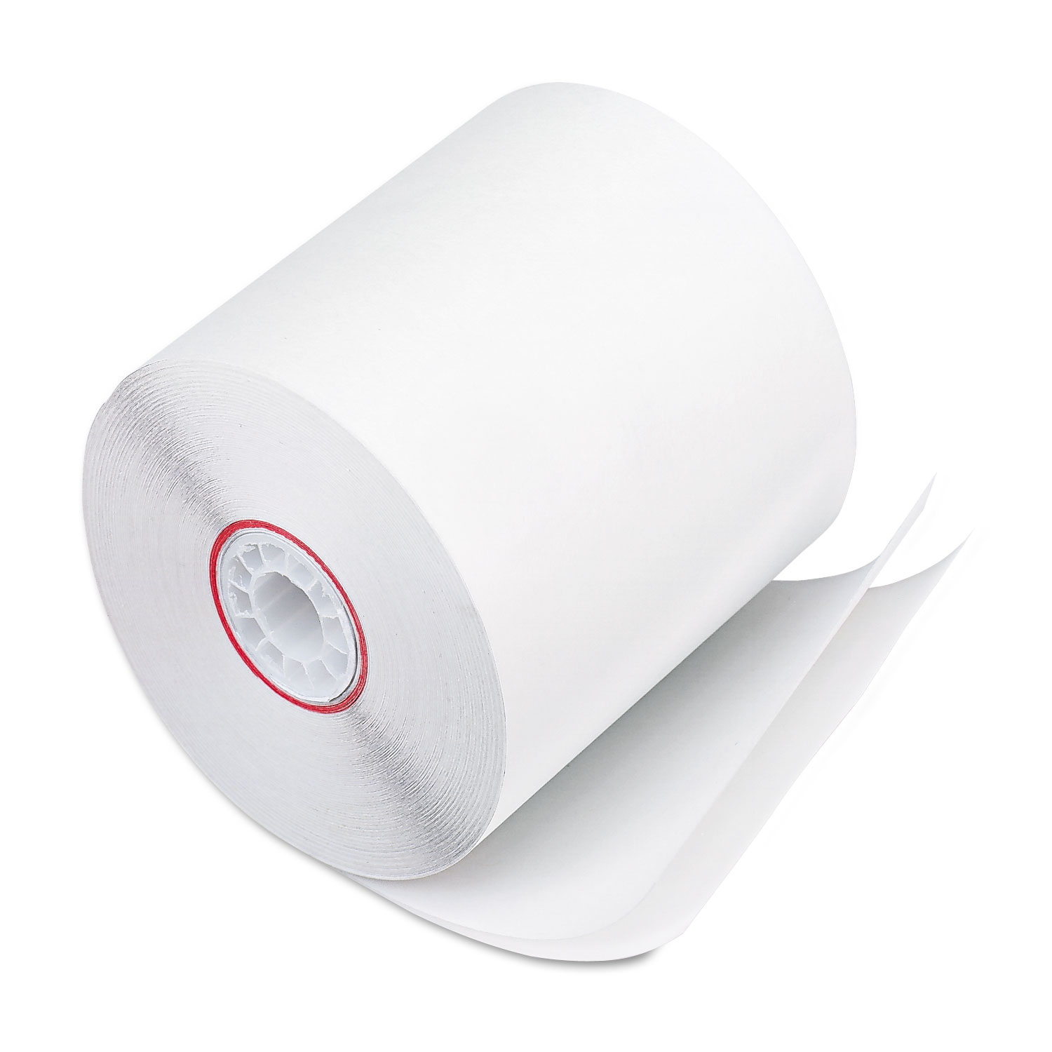  Iconex 7832 Impact Printing Carbonless Paper Rolls, 3 x 90 ft, White/White, 50/Carton (ICX90770443) 