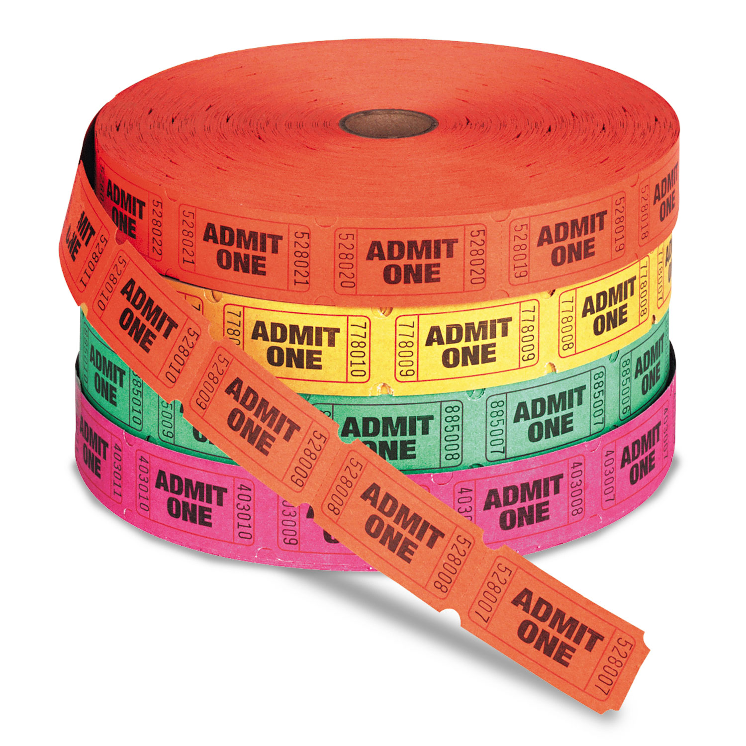 Admit One Tickets Red Colour 1000 Tickets