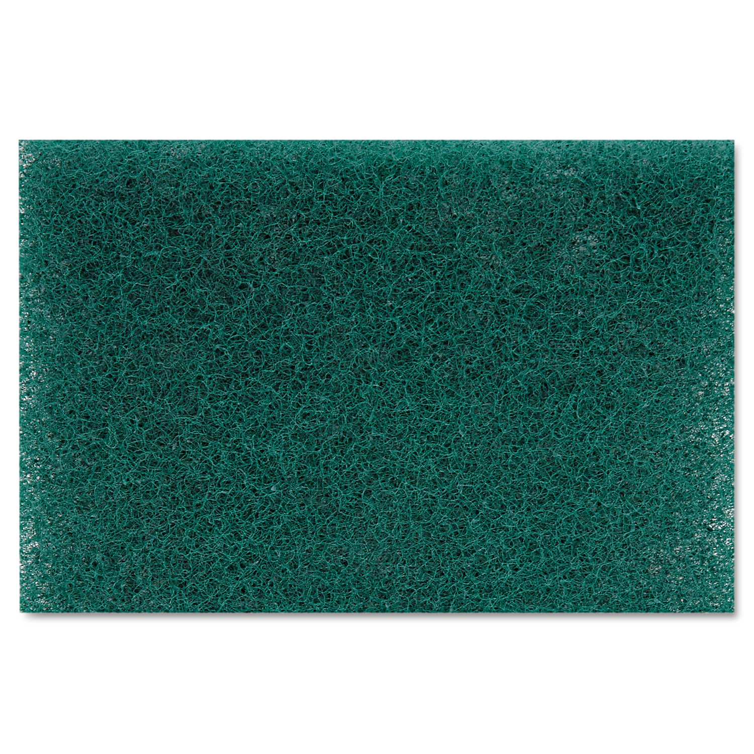 Pack of 10 Heavy Duty Professional Green Scourer Pads 6'' x 9'' 
