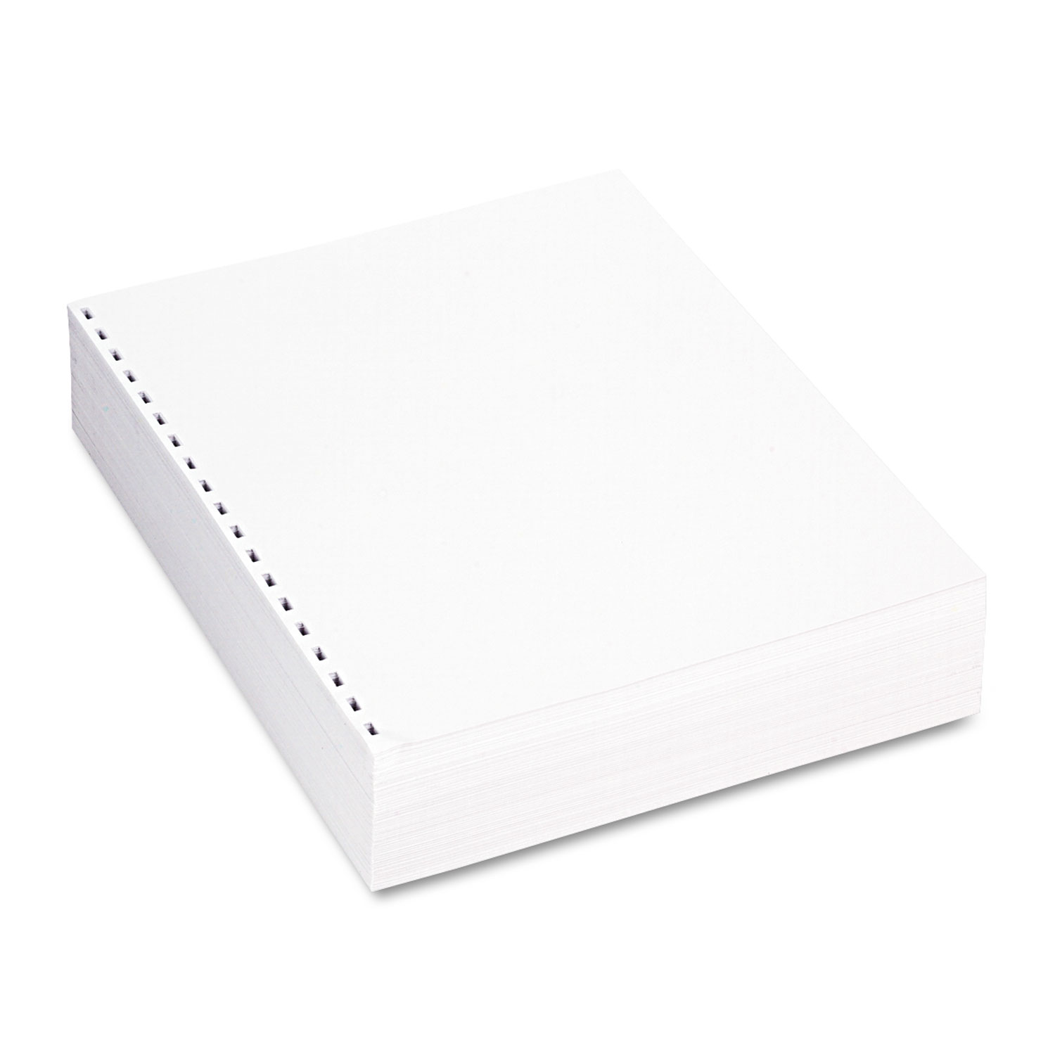 Professional Office Paper, GBC 19-Hole Left Punched, White, Letter, 20lb, 500/RM