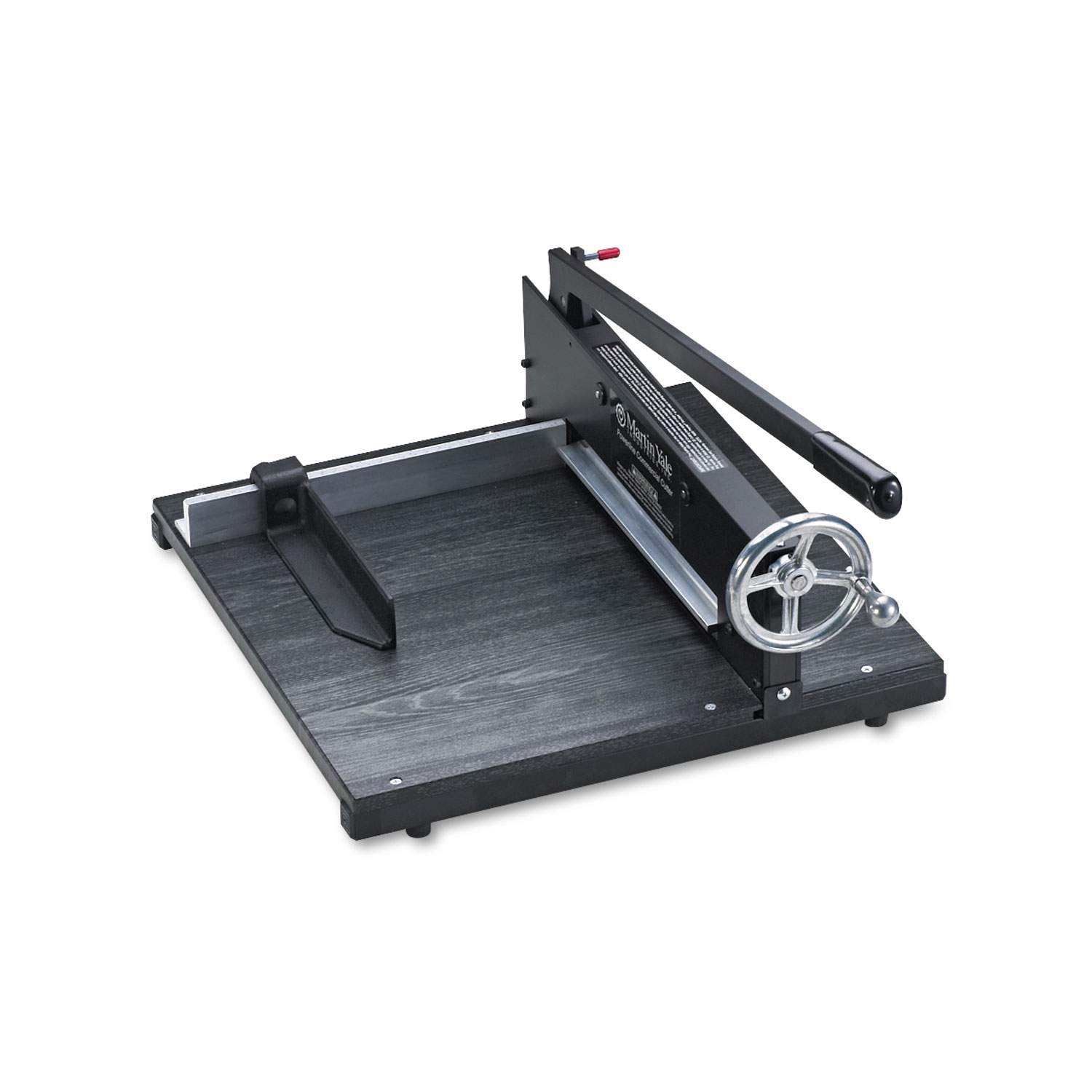Commercial Stack Paper Cutter, 350 Sheet Capacity, Wood Base, 16 x 20