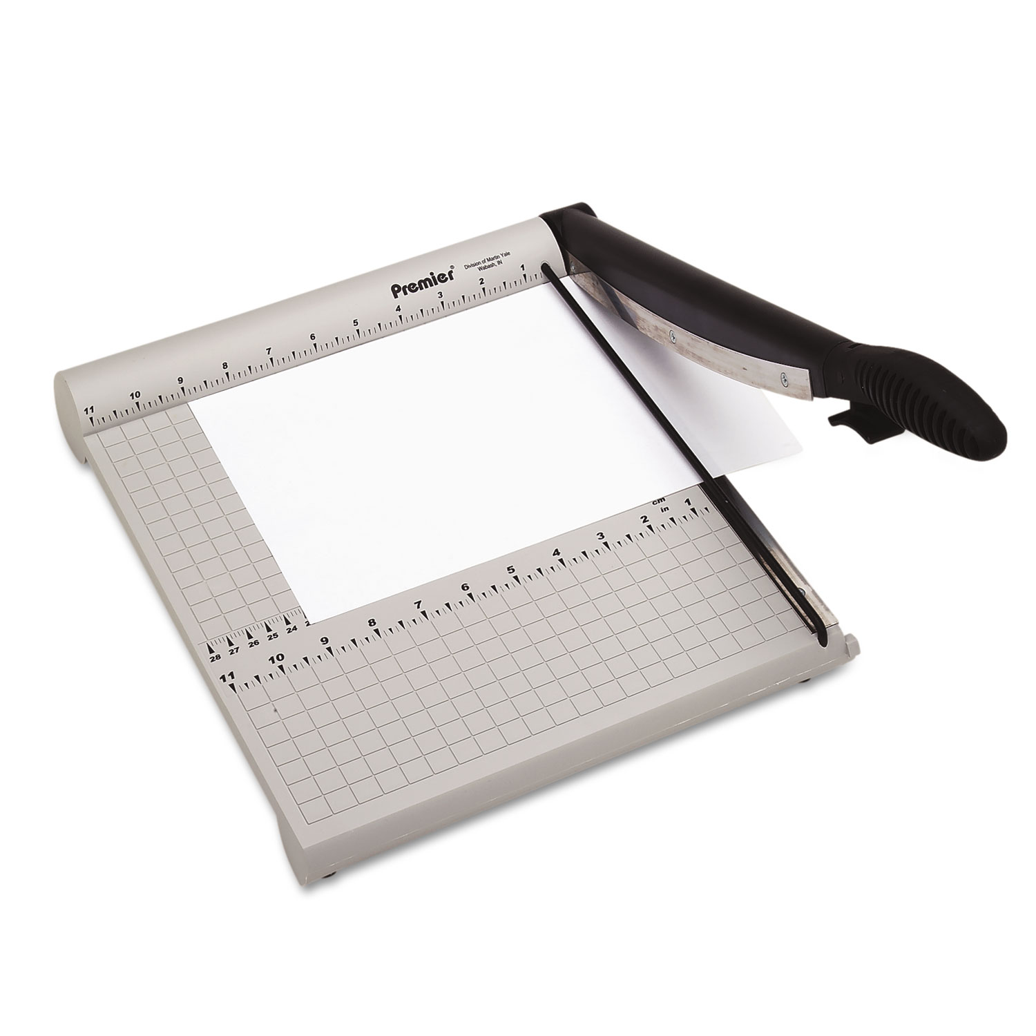 PolyBoard Paper Trimmer, 10 Sheets, 12 Cut Length, Plastic Base