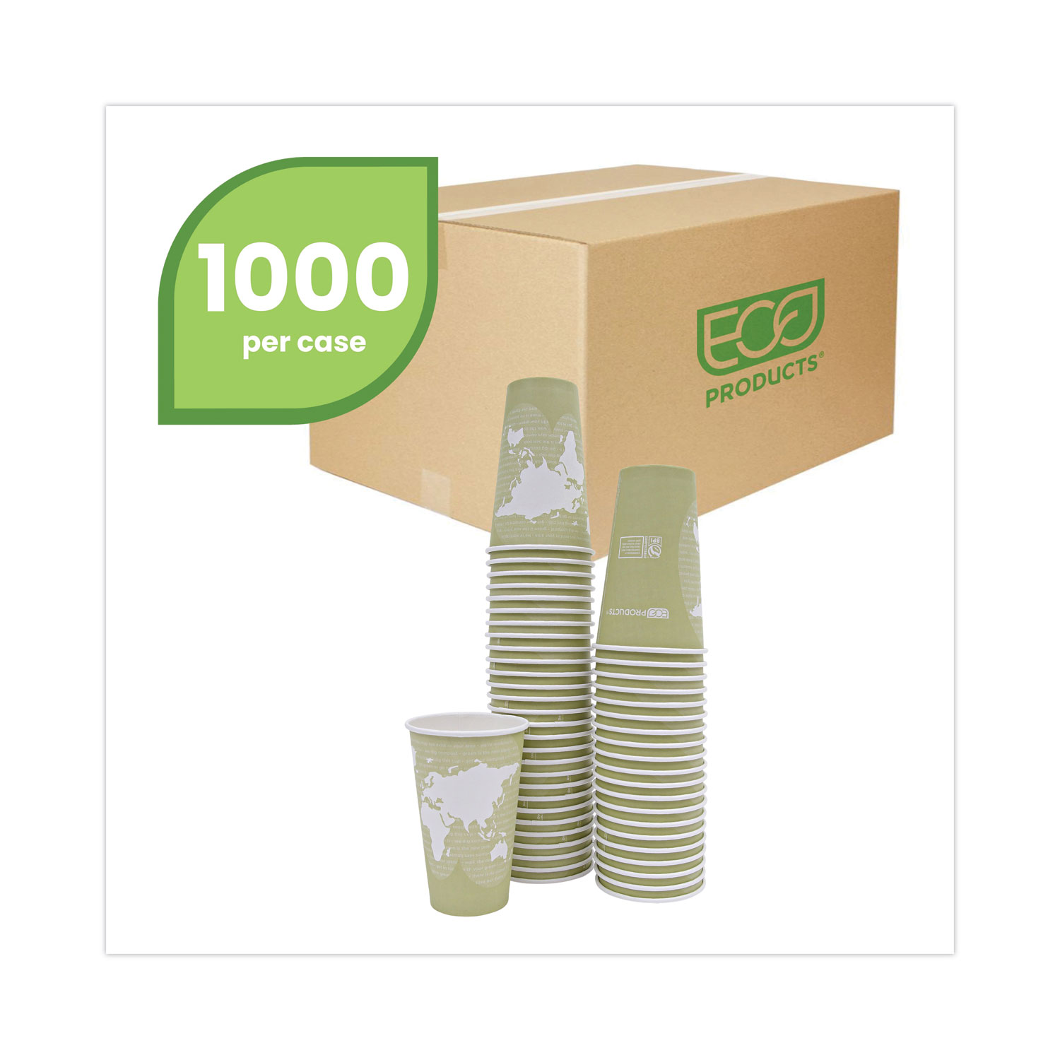 GreenStripe Renewable and Compostable Cold Cups, 16 oz, Clear, 50/Pack, 20  Packs/Carton - mastersupplyonline