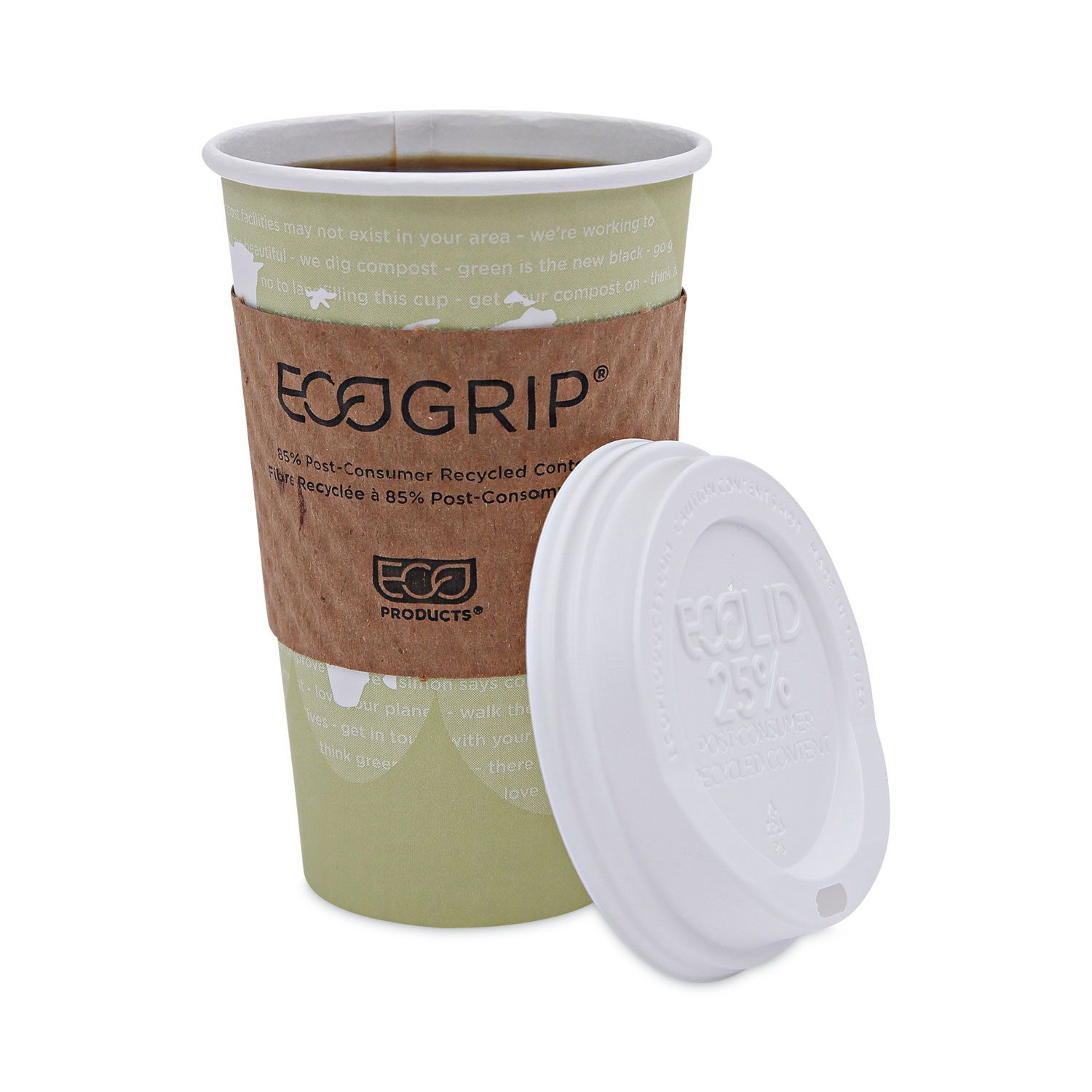 GreenStripe Renewable and Compostable Cold Cups, 16 oz, Clear, 50/Pack, 20  Packs/Carton - mastersupplyonline