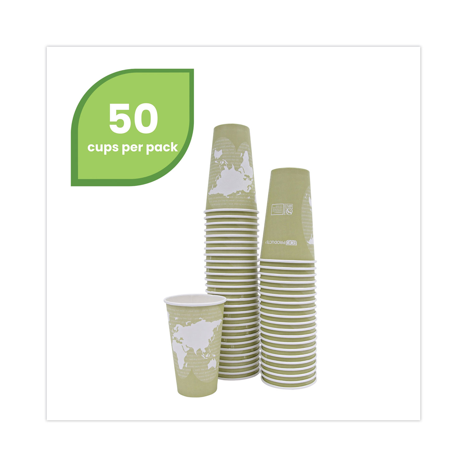 GreenStripe Renewable and Compostable Cold Cups, 16 oz, Clear, 50/Pack, 20  Packs/Carton - mastersupplyonline