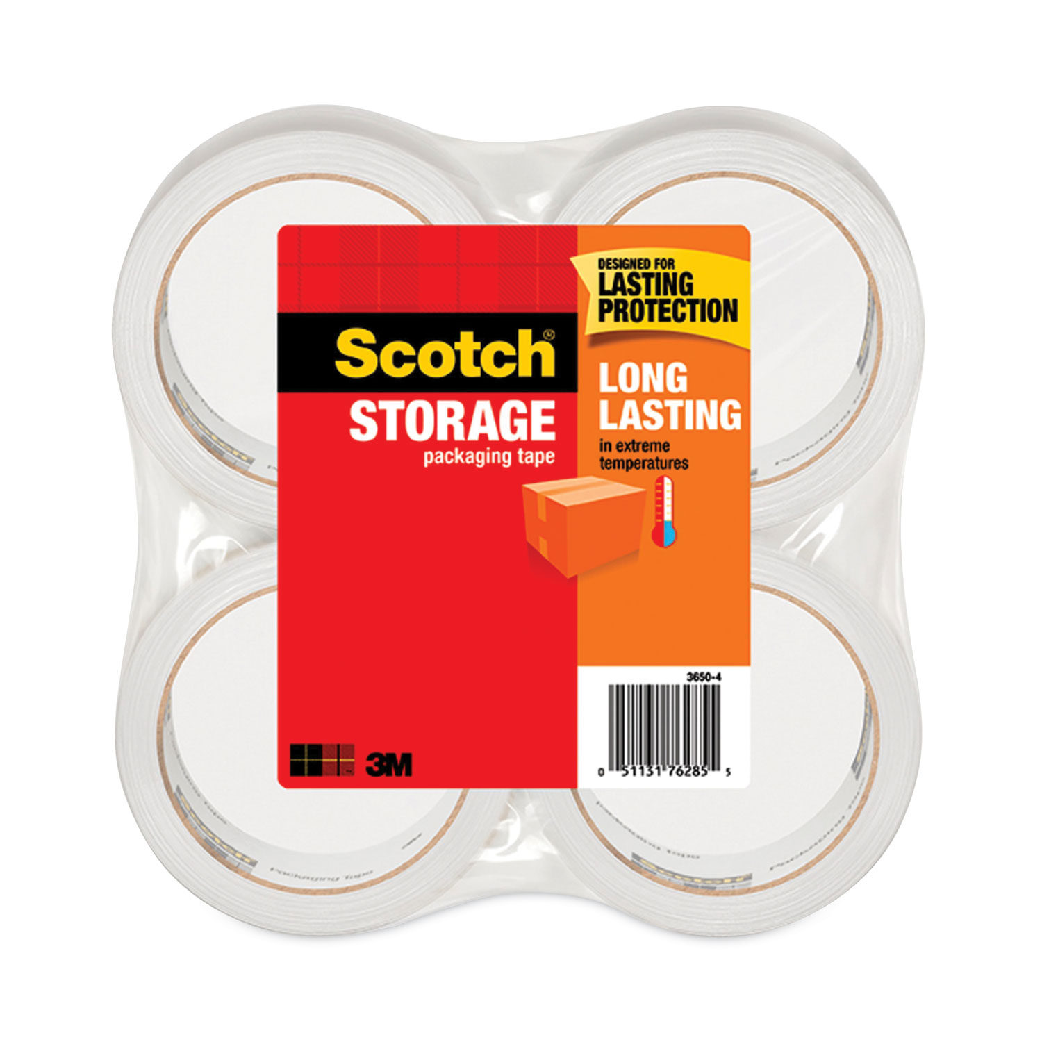 Scotch Heavy Duty Packaging Tape, 1.88 x 54.6 yd, Designed for