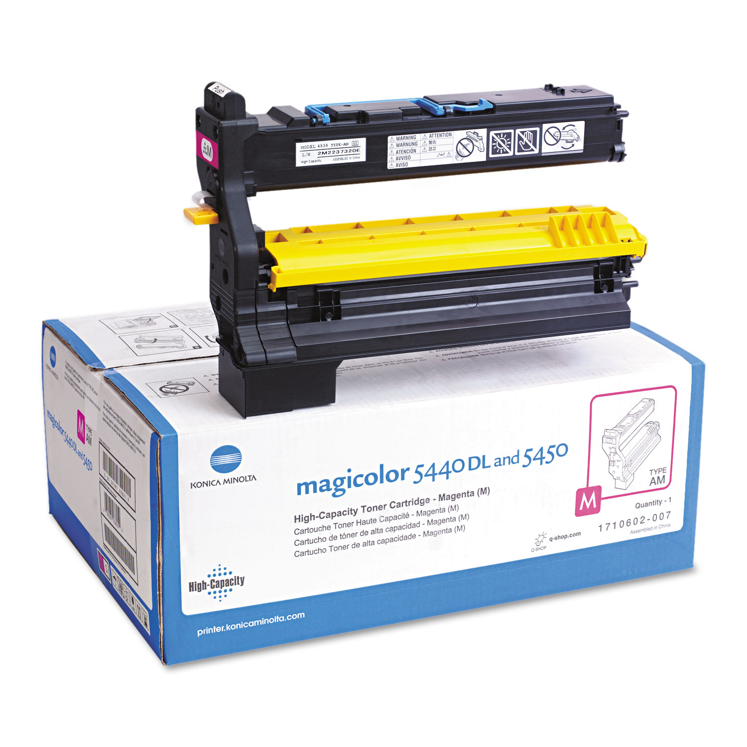 1710602007 High-Yield Toner, 12000 Page-Yield, Magenta