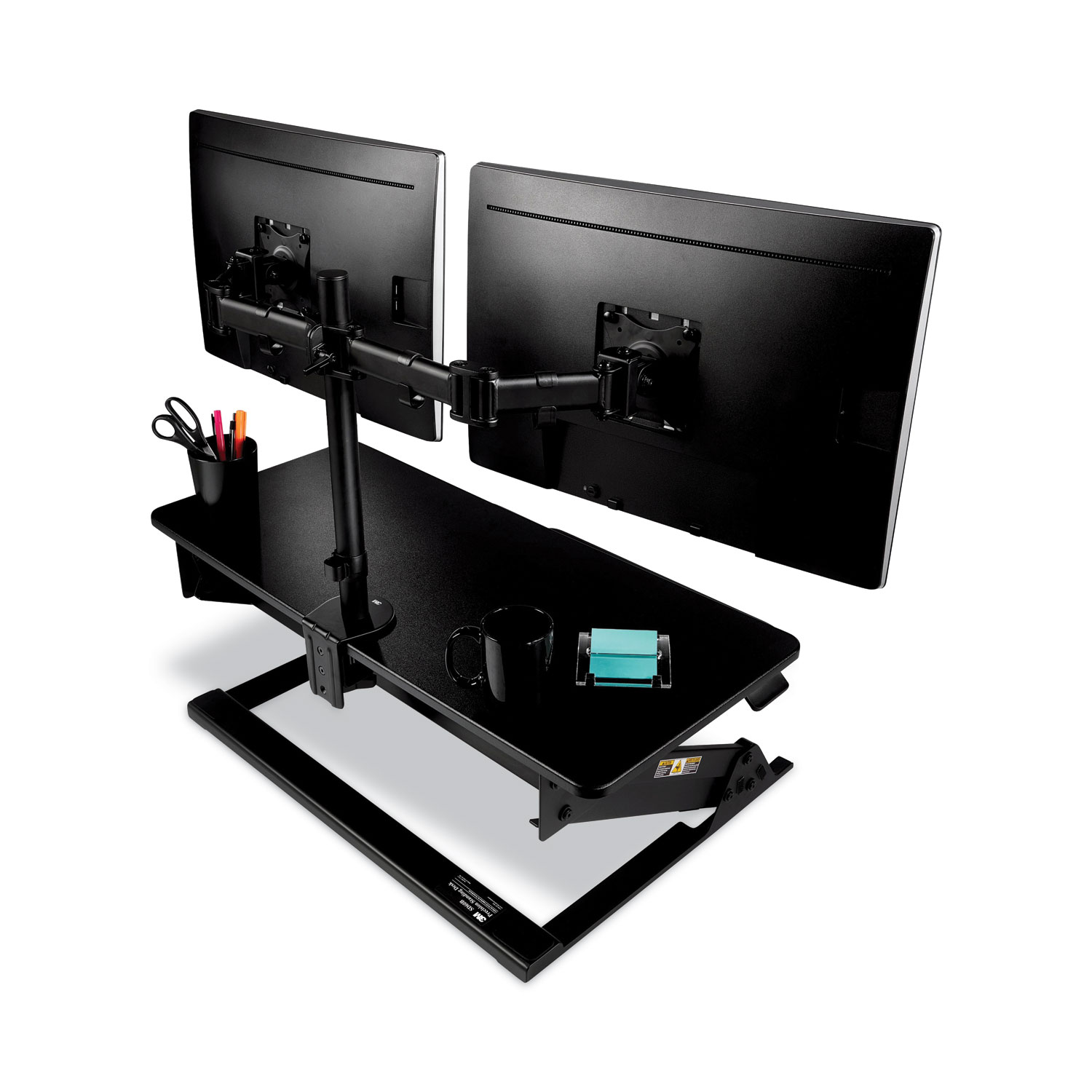 monitor arm 90 degree tilt