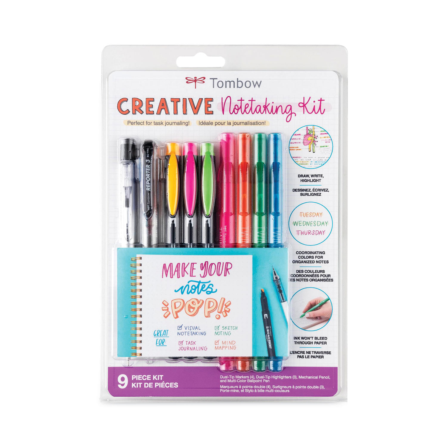 Colorful Pens Note Taking Writing Drawing Coloring Cute Color Pens Holiday  Gift