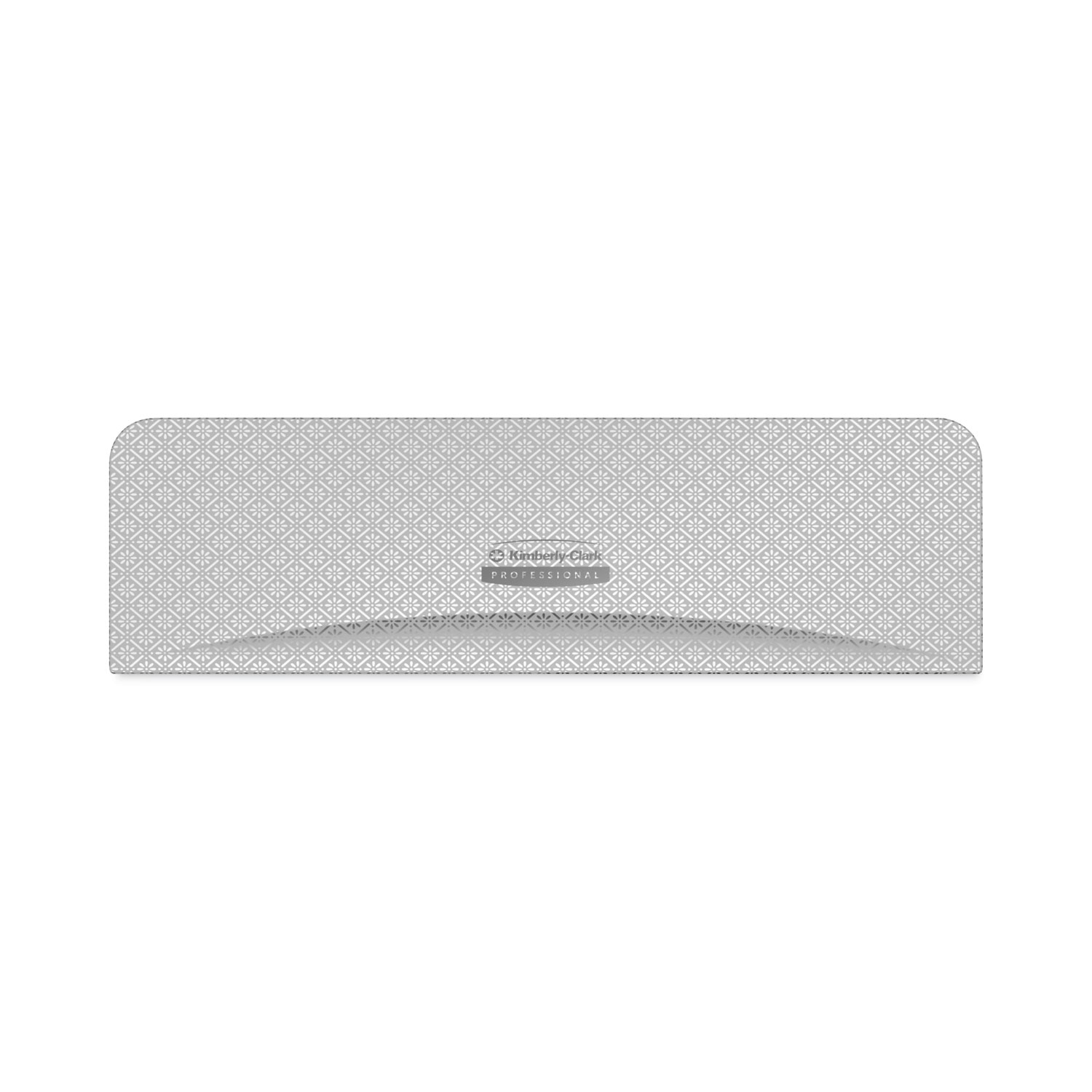 ICON Faceplate for Coreless Standard Roll Toilet Paper Dispenser, 3.56 x 12 x 1.5, Silver Mosaic
