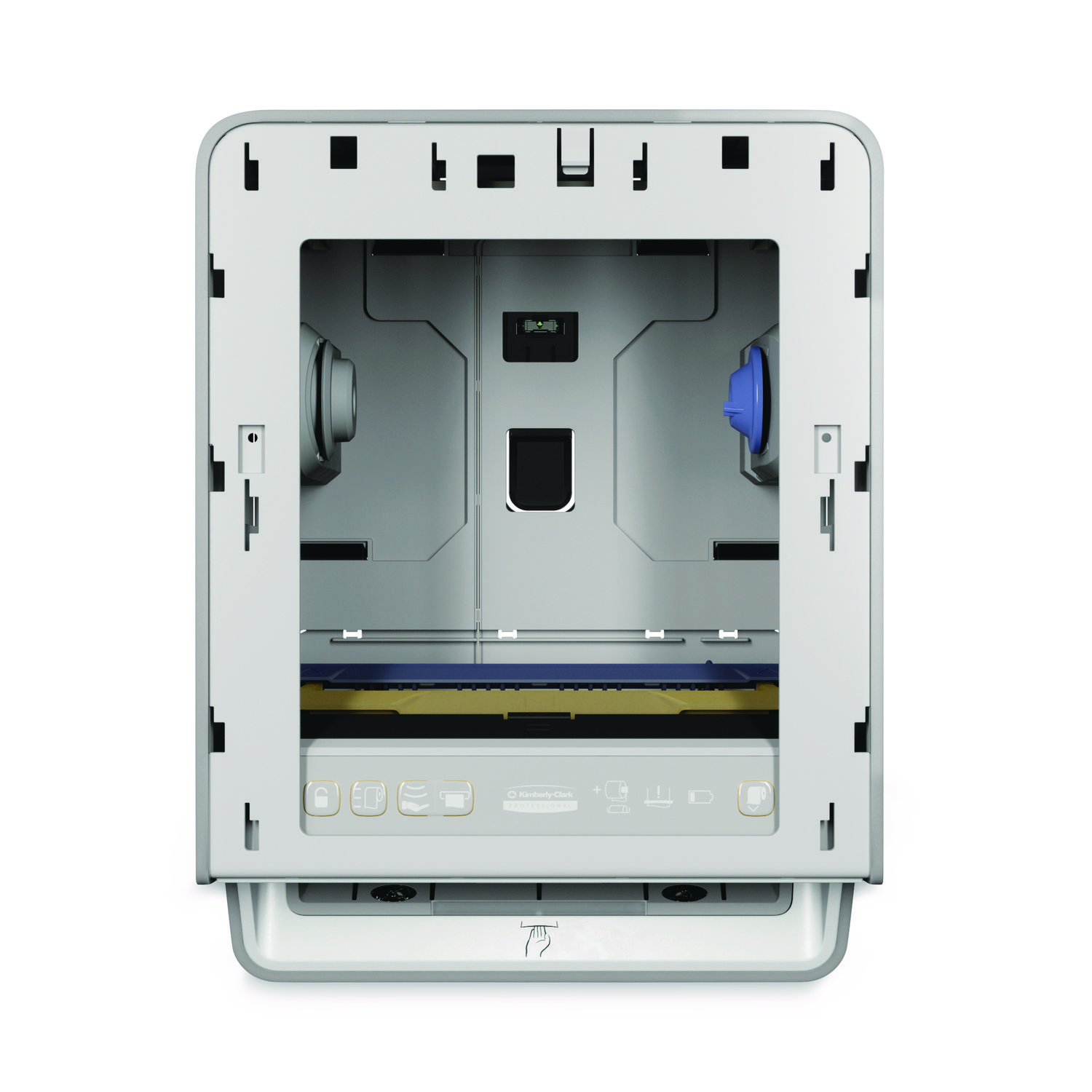 ICON Automatic Roll Towel Dispenser, 20.12 x 16.37 x 13.5, Brushed Gray