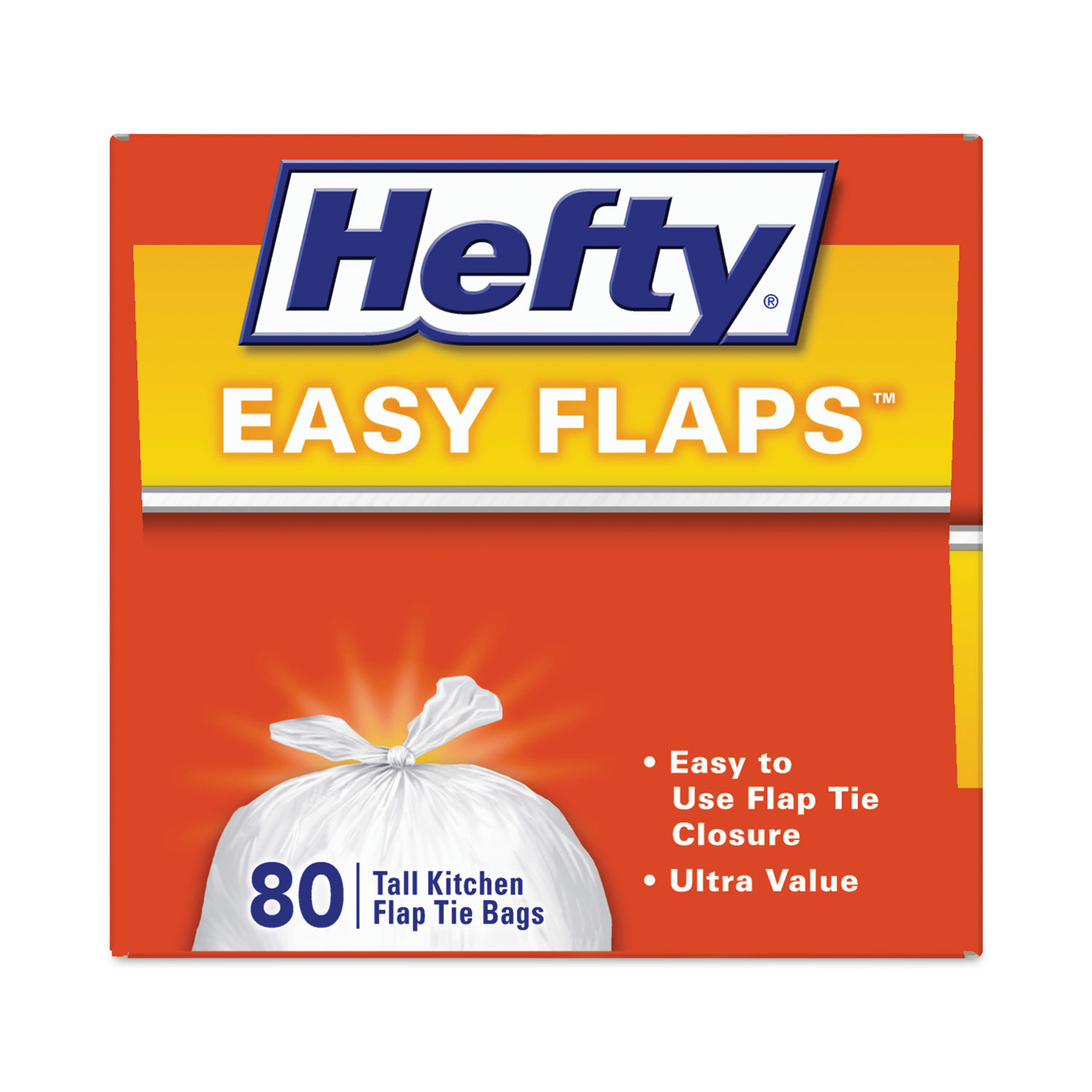 Hefty Small Garbage Bags, Flap Tie, Lavender & Sweet Vanilla Scent