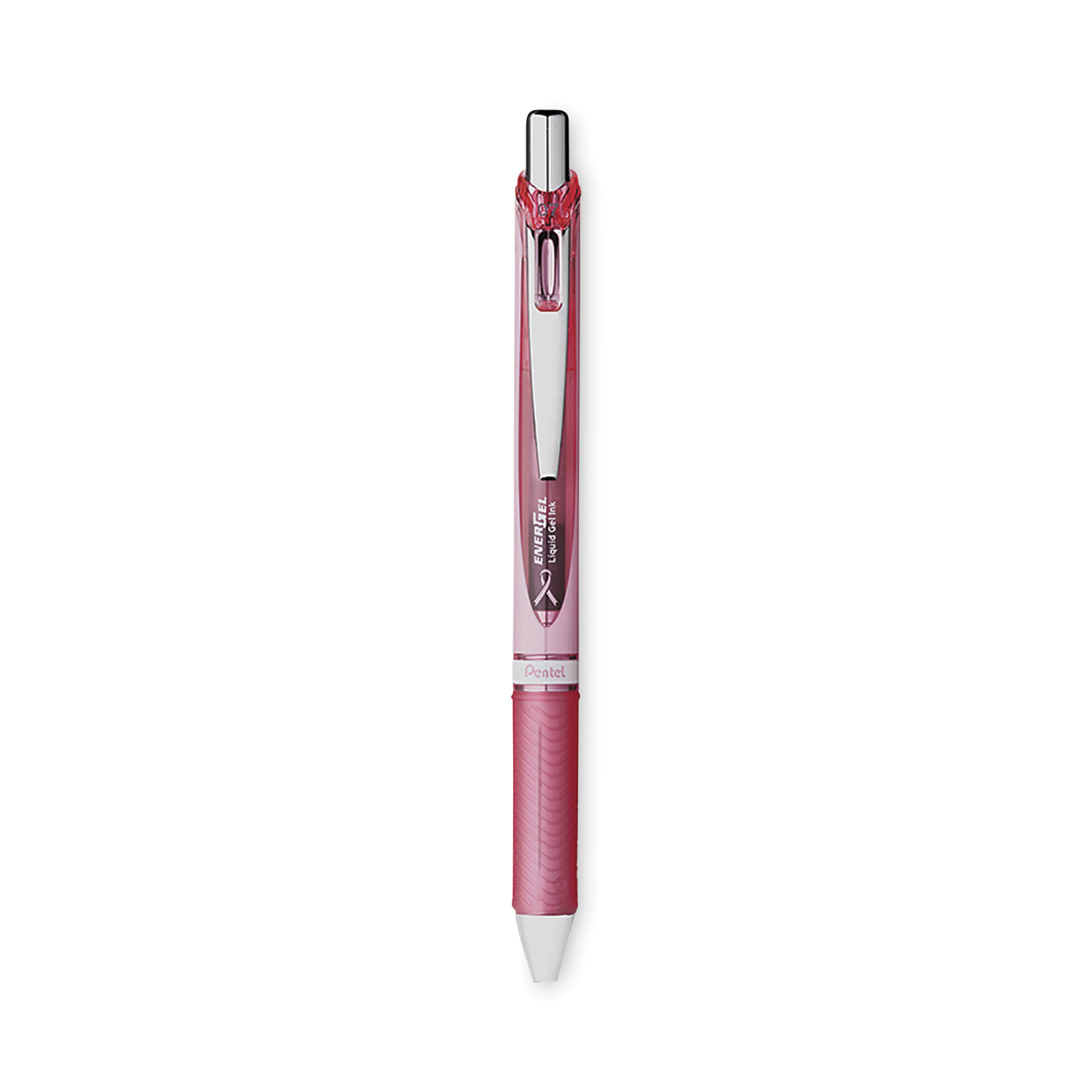 EnerGel RTX Gel Pen, Retractable, Medium 0.7 mm, Black Ink, Pink/Silver  Barrel, 3/Pack - Supply Solutions