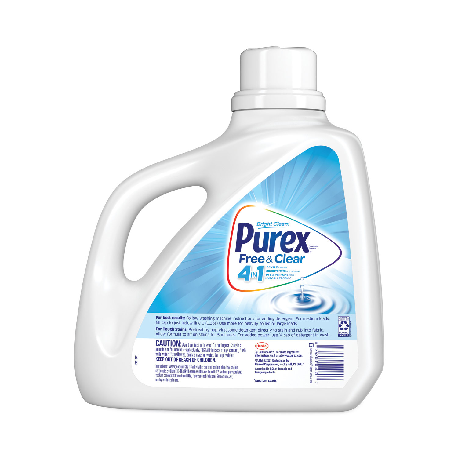 Purex 5 Gal. Mountain Breeze Scent Liquid Laundry Detergent, Pail