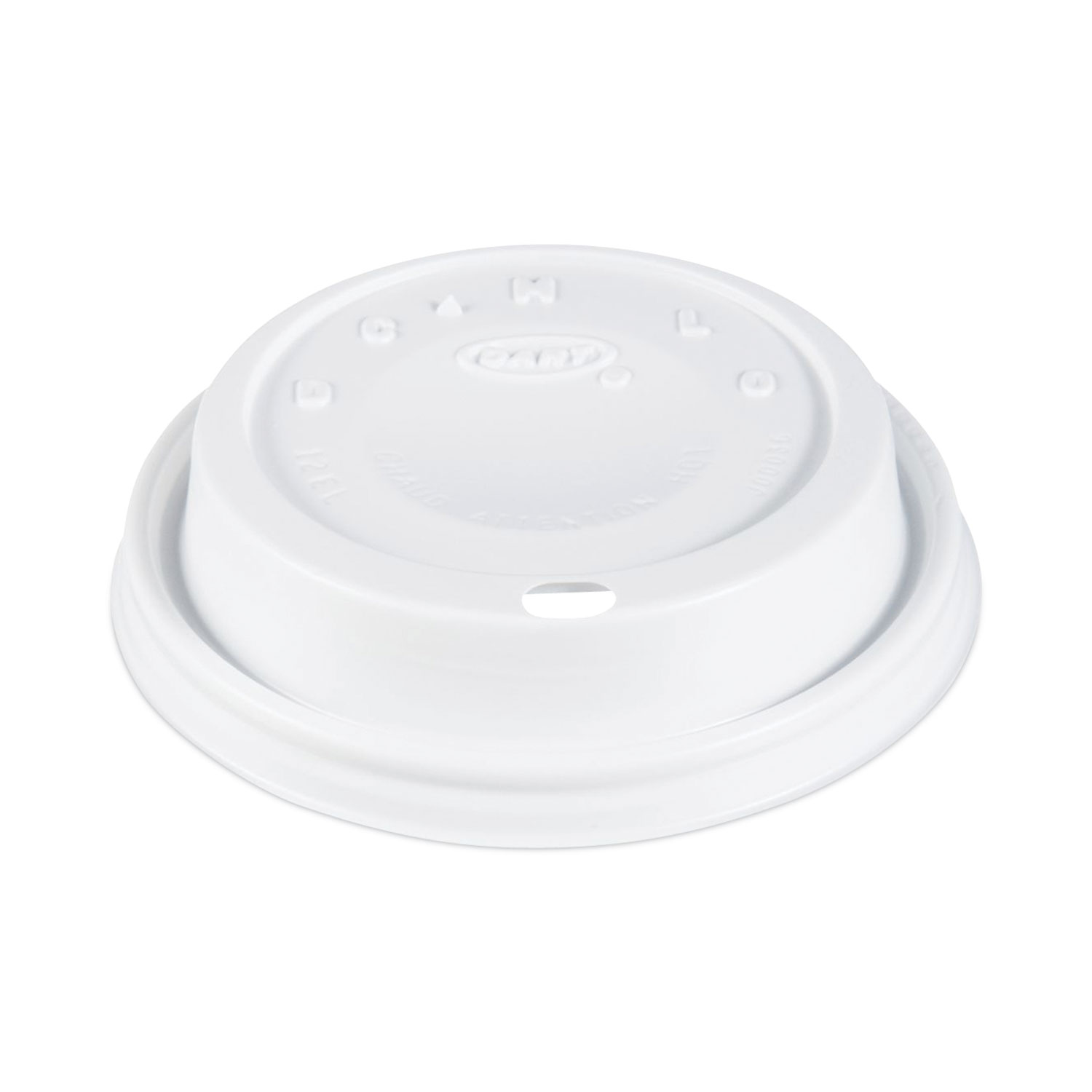 Cappuccino Dome Sipper Lids, Fits 12 oz, White, 1,000/Carton ...